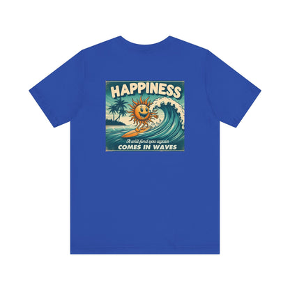 Happiness Tee, Summer shirt, Surfing shirt, Surfer Gift - Popbydesign