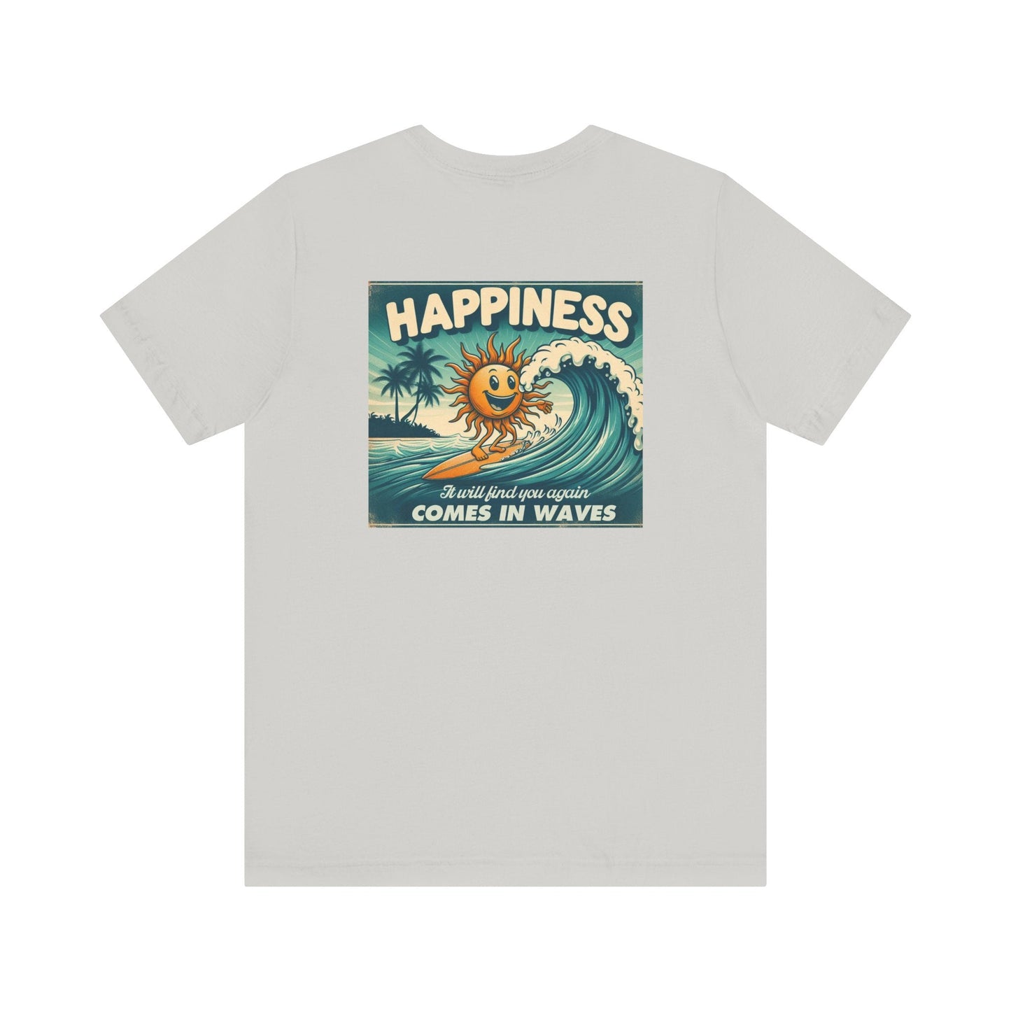 Happiness Tee, Summer shirt, Surfing shirt, Surfer Gift - Popbydesign