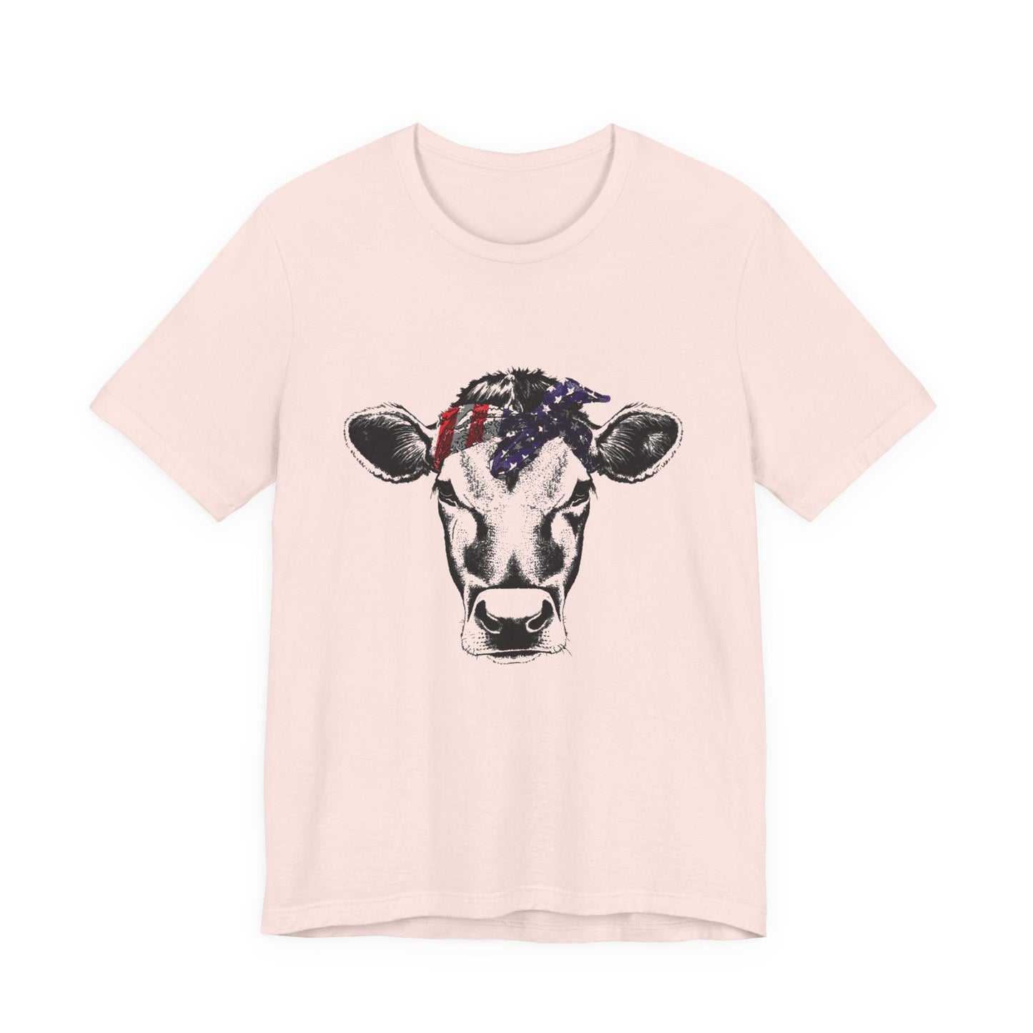 Highland Cow Shirt - Funny American Flag Independence Day - Popbydesign