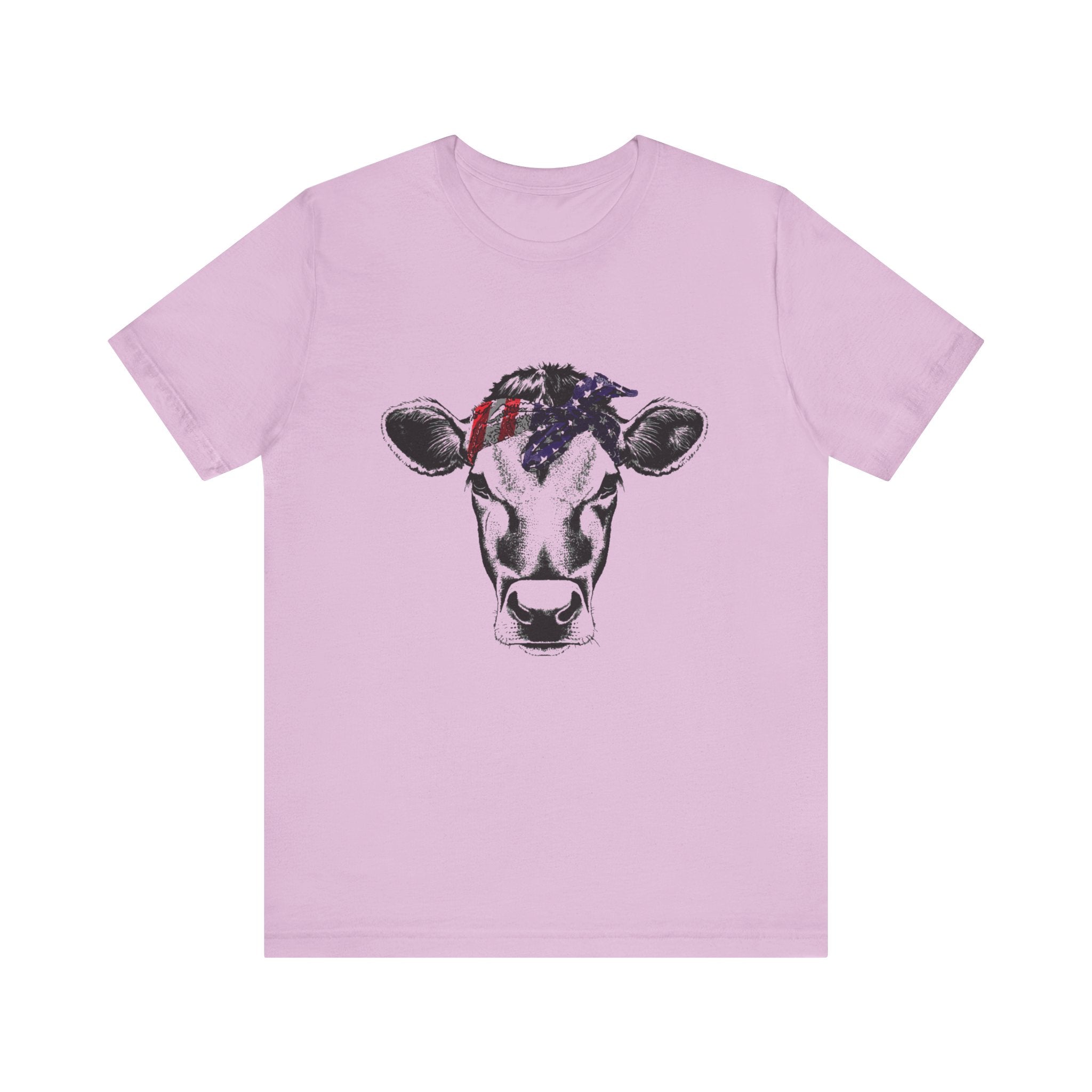Highland Cow Shirt - Funny American Flag Independence Day by PopCultureByDesign36
