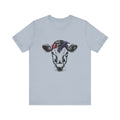 Highland Cow Shirt - Funny American Flag Independence Day by PopCultureByDesign36