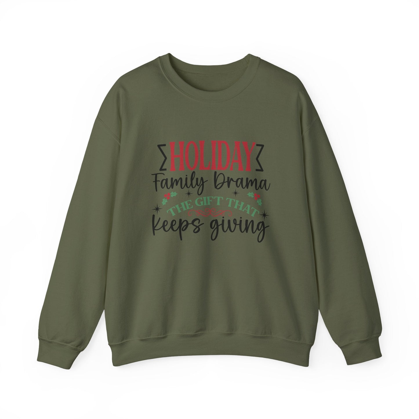 Holiday Family Drama The Gift That Keeps Giving Sweatshirt - Popbydesign