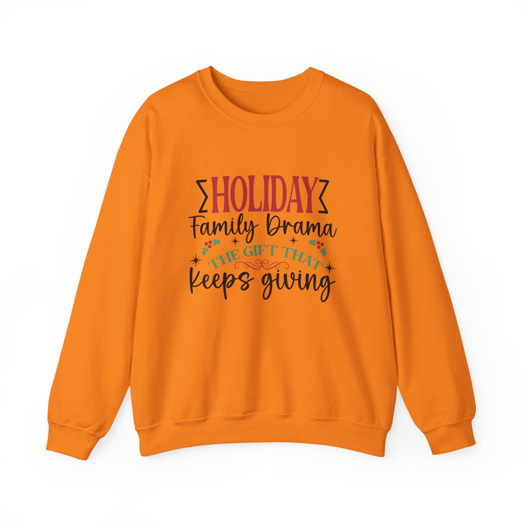 Holiday Family Drama The Gift That Keeps Giving Sweatshirt by PopCultureByDesign36