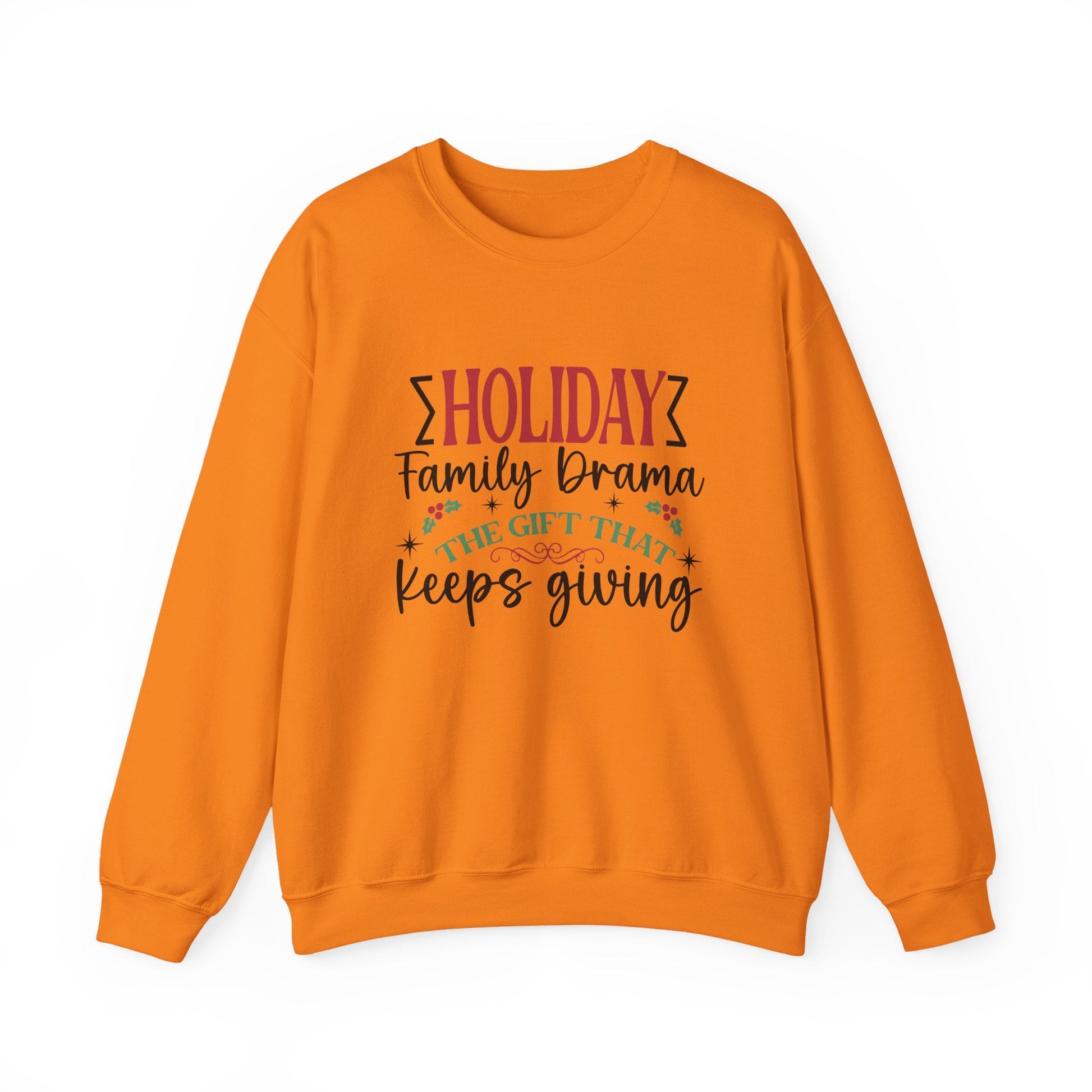 Holiday Family Drama The Gift That Keeps Giving Sweatshirt - Popbydesign