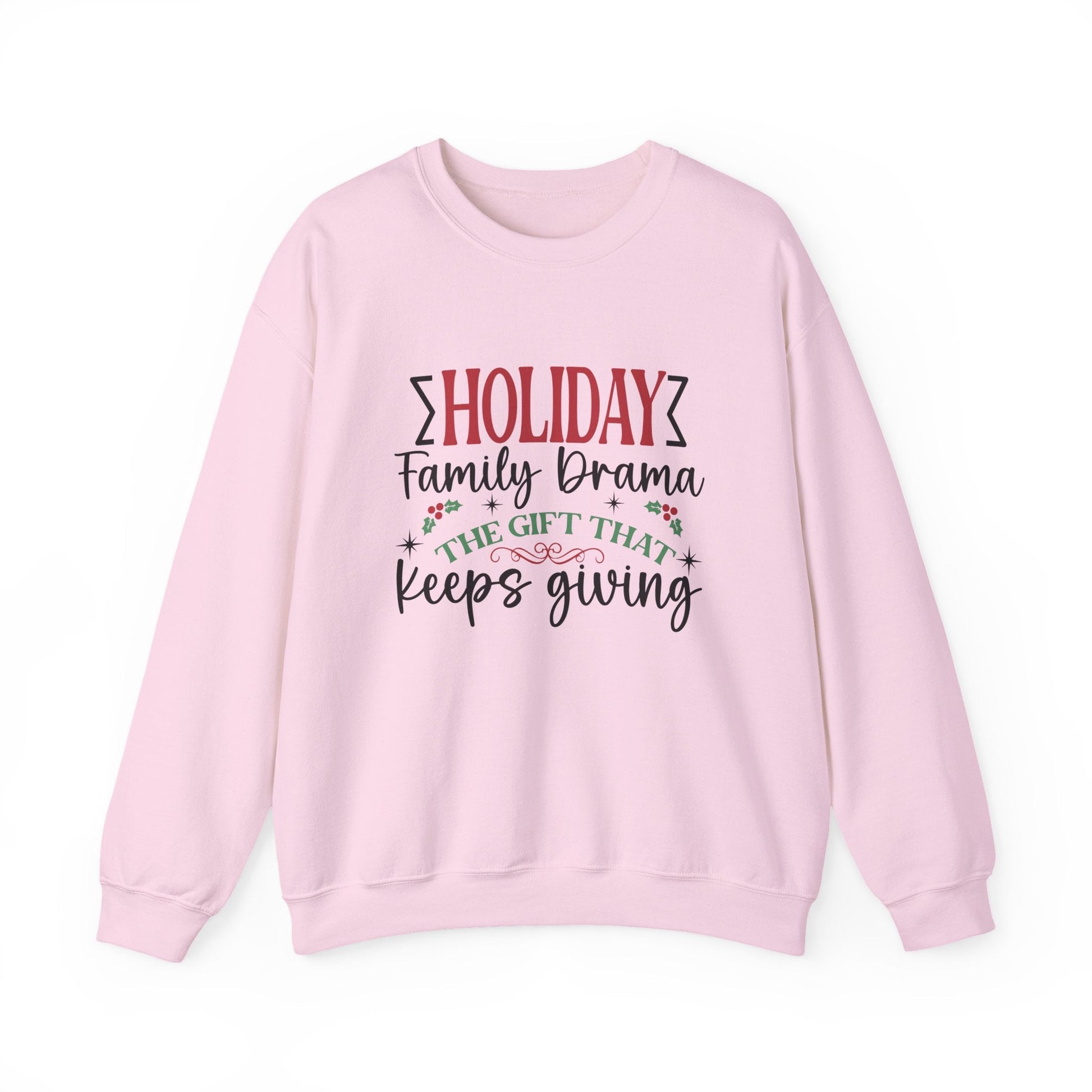 Holiday Family Drama The Gift That Keeps Giving Sweatshirt - Popbydesign