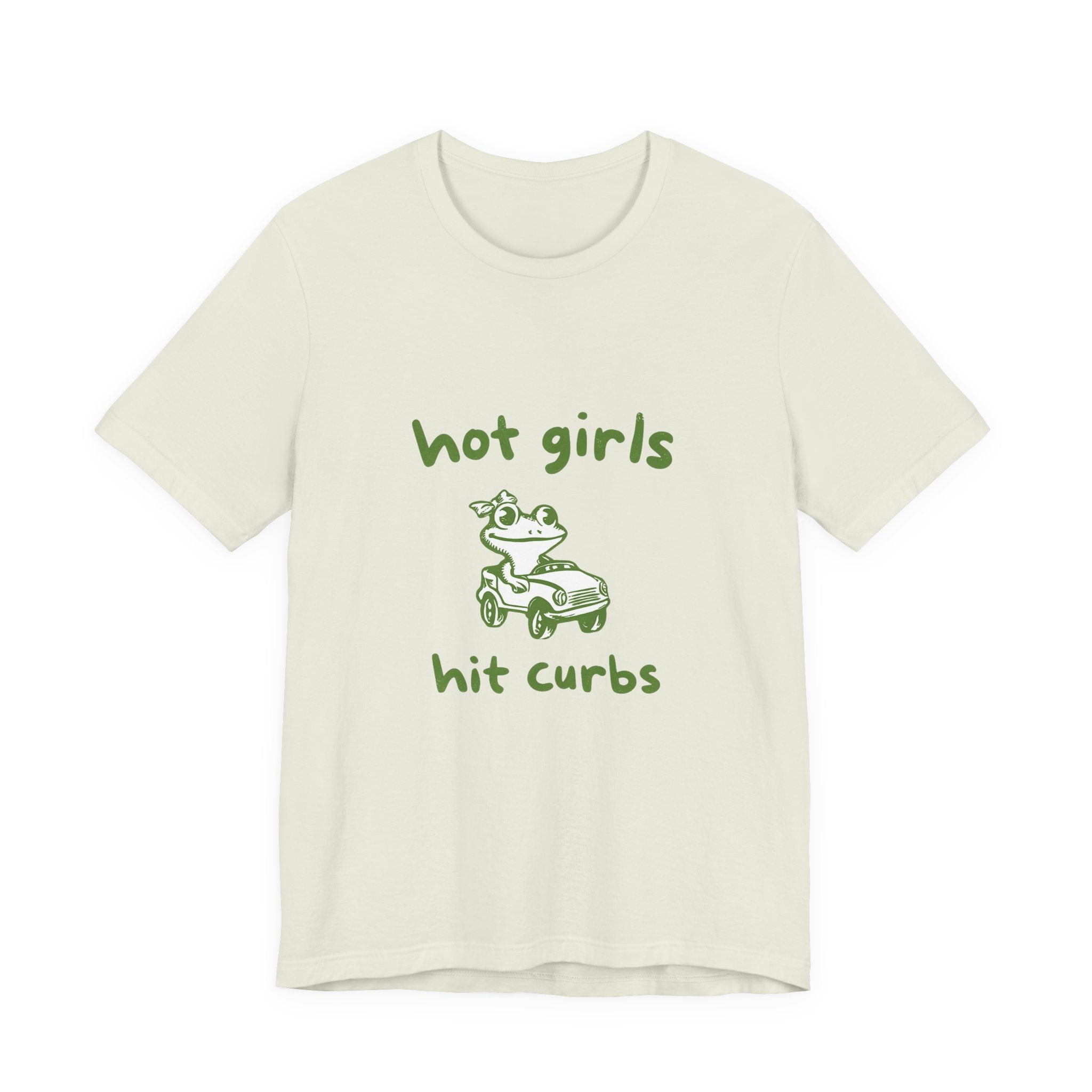 Hot Girls Hit Curbs Shirt, Funny Meme Graphic Tee, Y2K Humor by PopCultureByDesign36