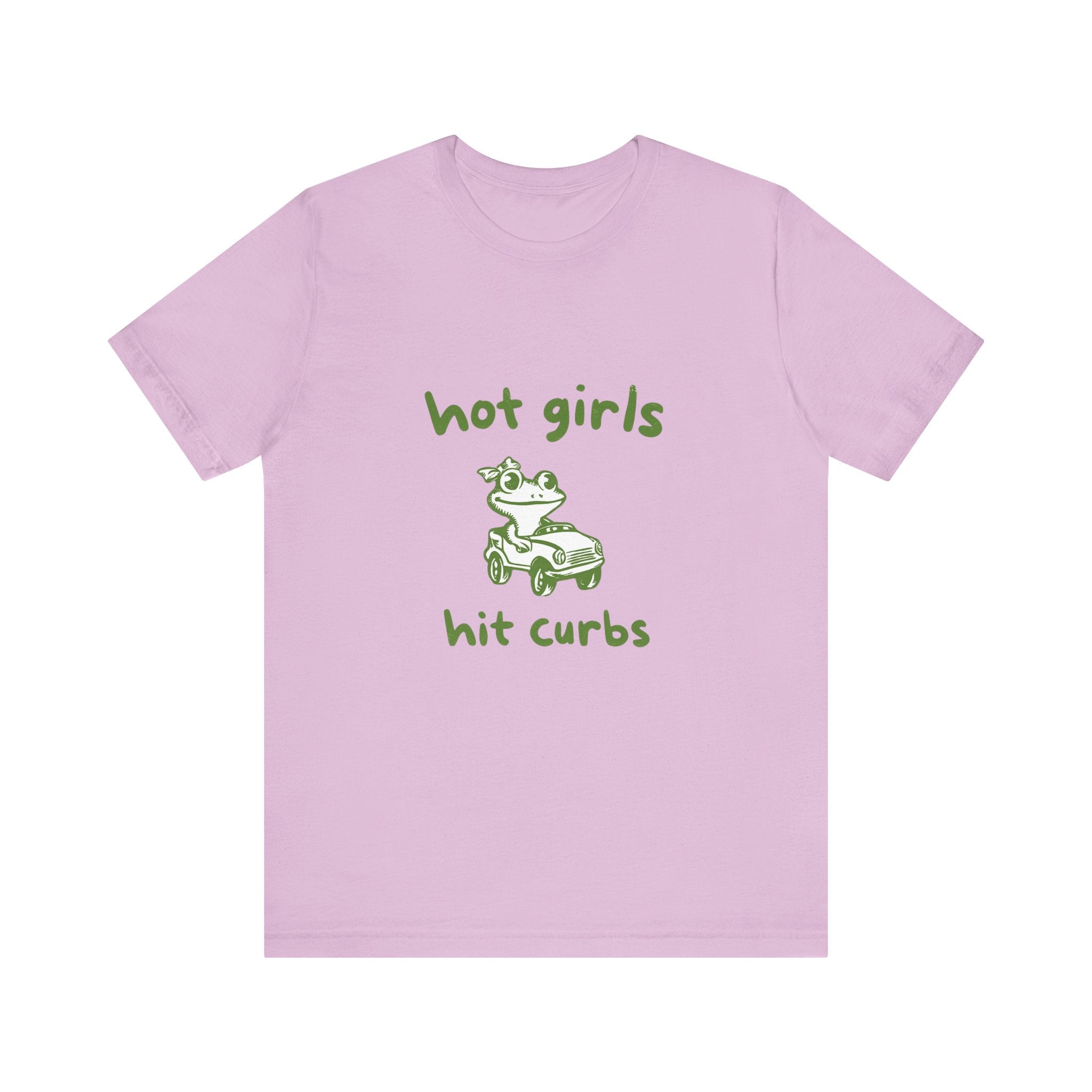 Hot Girls Hit Curbs Shirt, Funny Meme Graphic Tee, Y2K Humor by PopCultureByDesign36