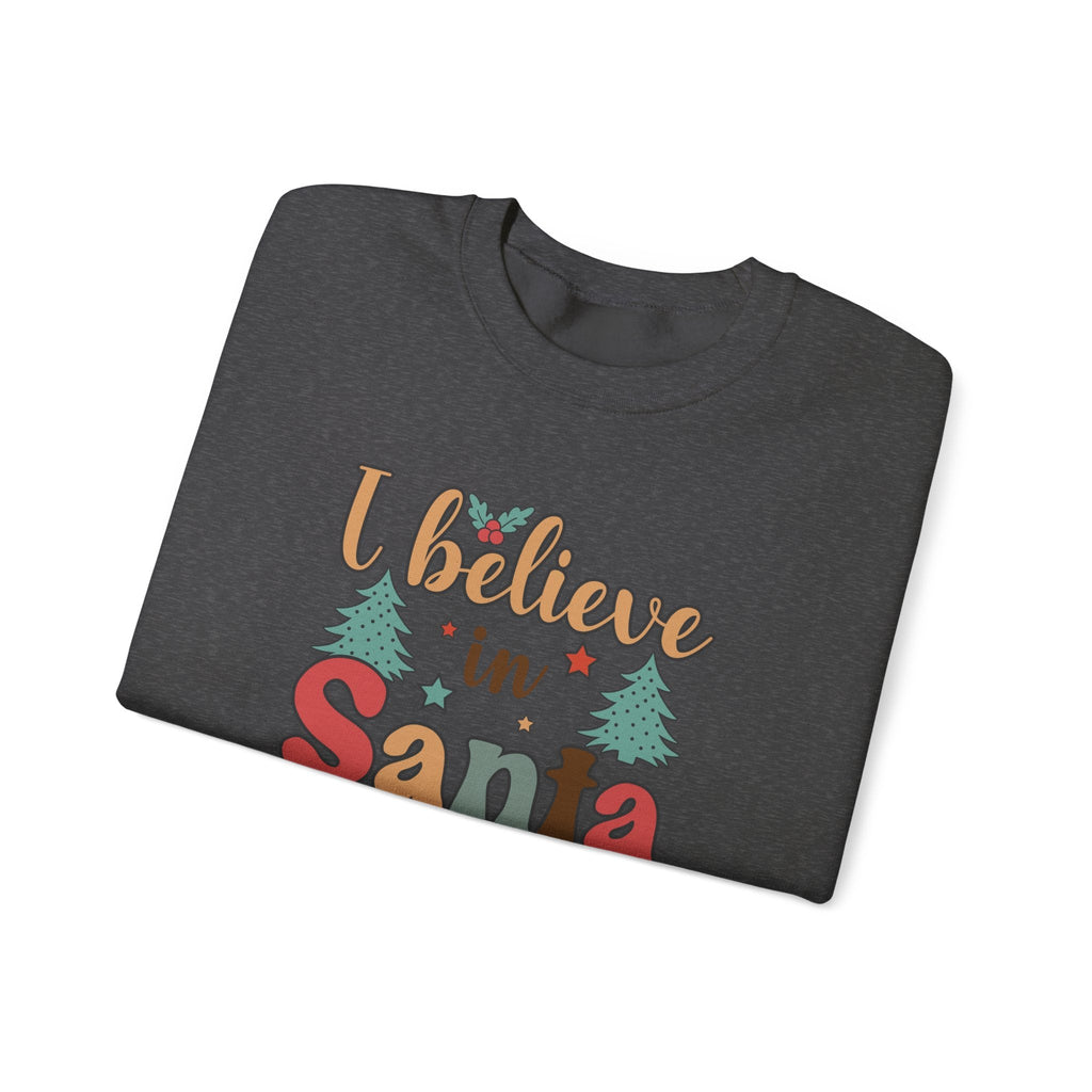 I Believe in Santa Paws Shirt, Christmas Dog Shirt, Santa Paws Shirt by PopCultureByDesign36