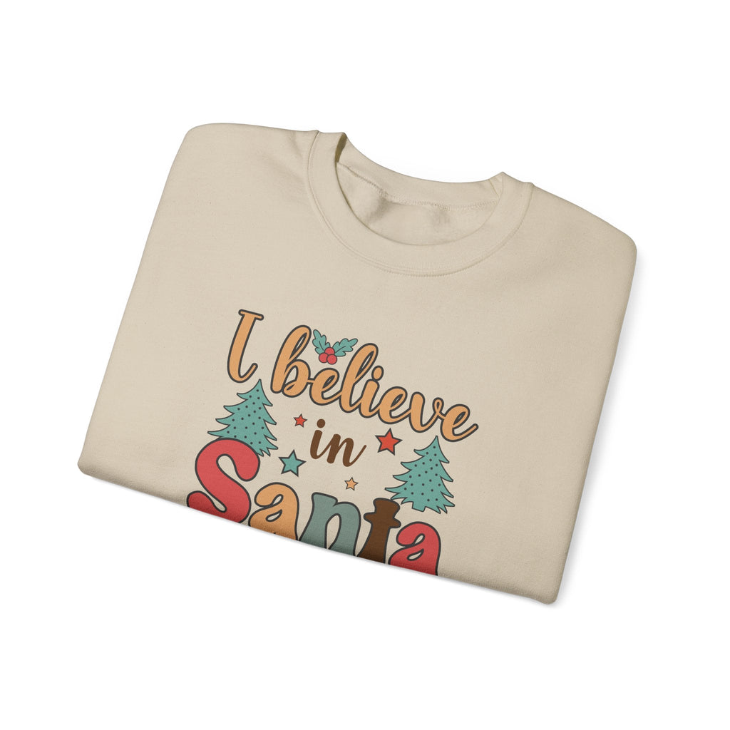 I Believe in Santa Paws Shirt, Christmas Dog Shirt, Santa Paws Shirt by PopCultureByDesign36