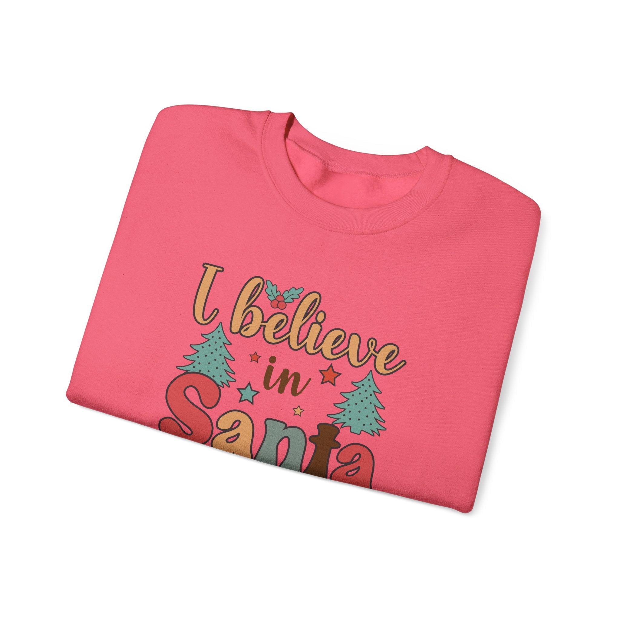 I Believe in Santa Paws Shirt, Christmas Dog Shirt, Santa Paws Shirt by PopCultureByDesign36