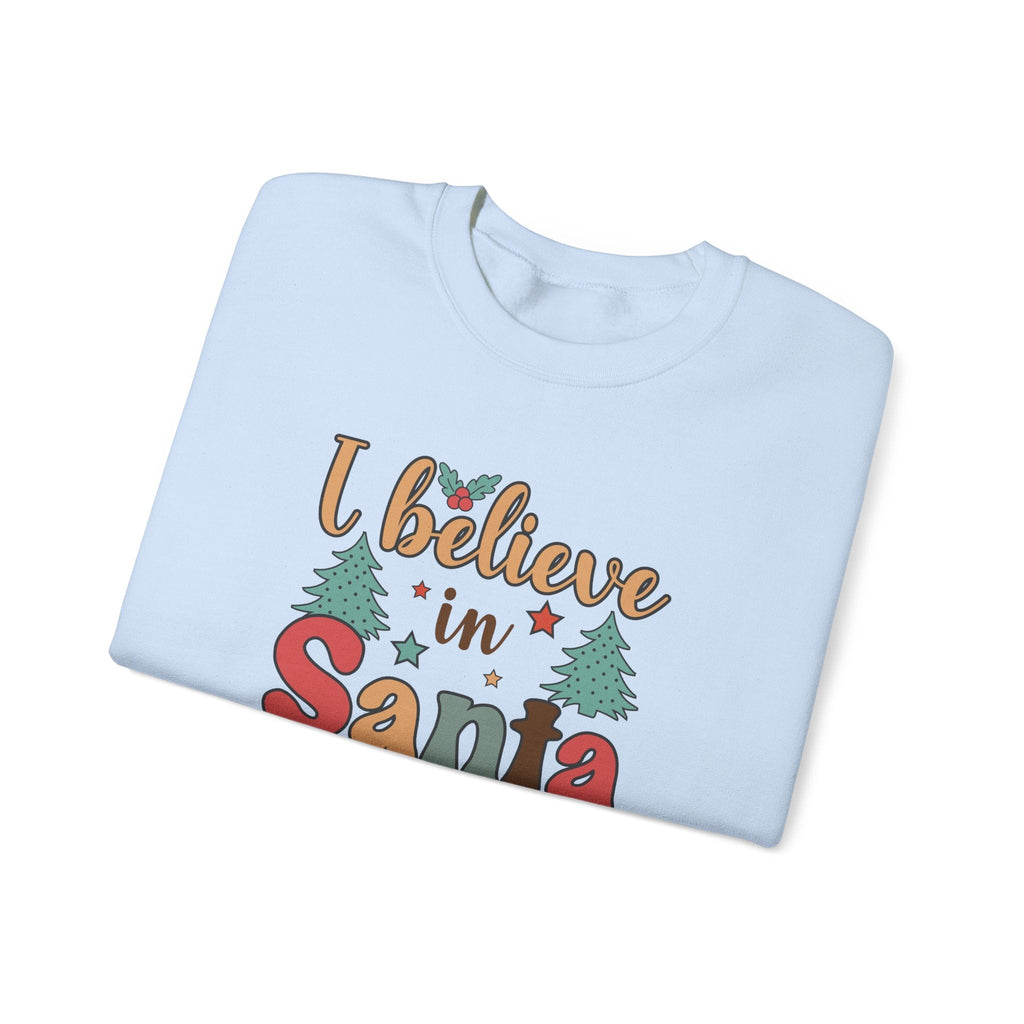 I Believe in Santa Paws Shirt, Christmas Dog Shirt, Santa Paws Shirt by PopCultureByDesign36