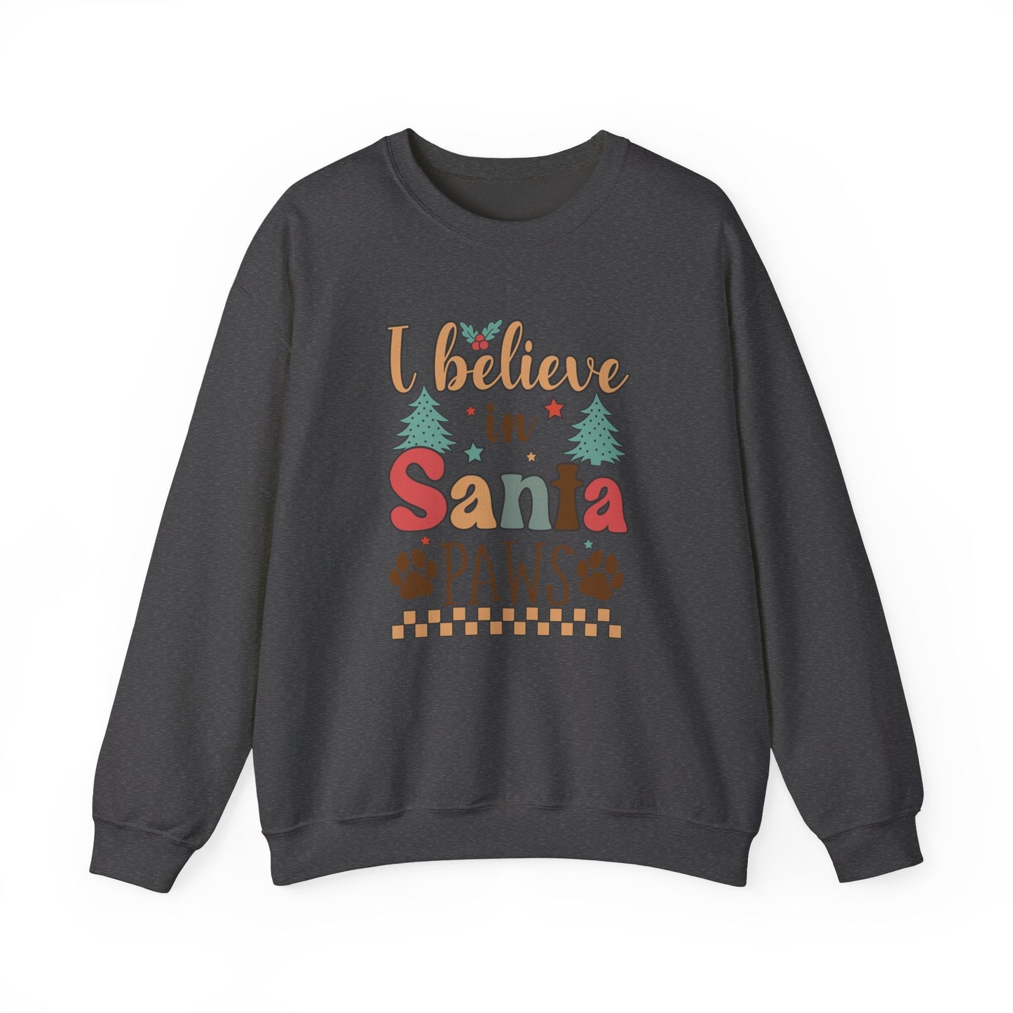 I Believe in Santa Paws Shirt, Christmas Dog Shirt, Santa Paws Shirt - Popbydesign