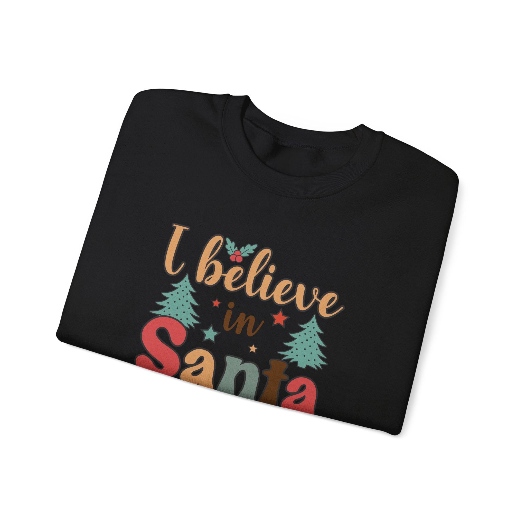 I Believe in Santa Paws Shirt, Christmas Dog Shirt, Santa Paws Shirt by PopCultureByDesign36