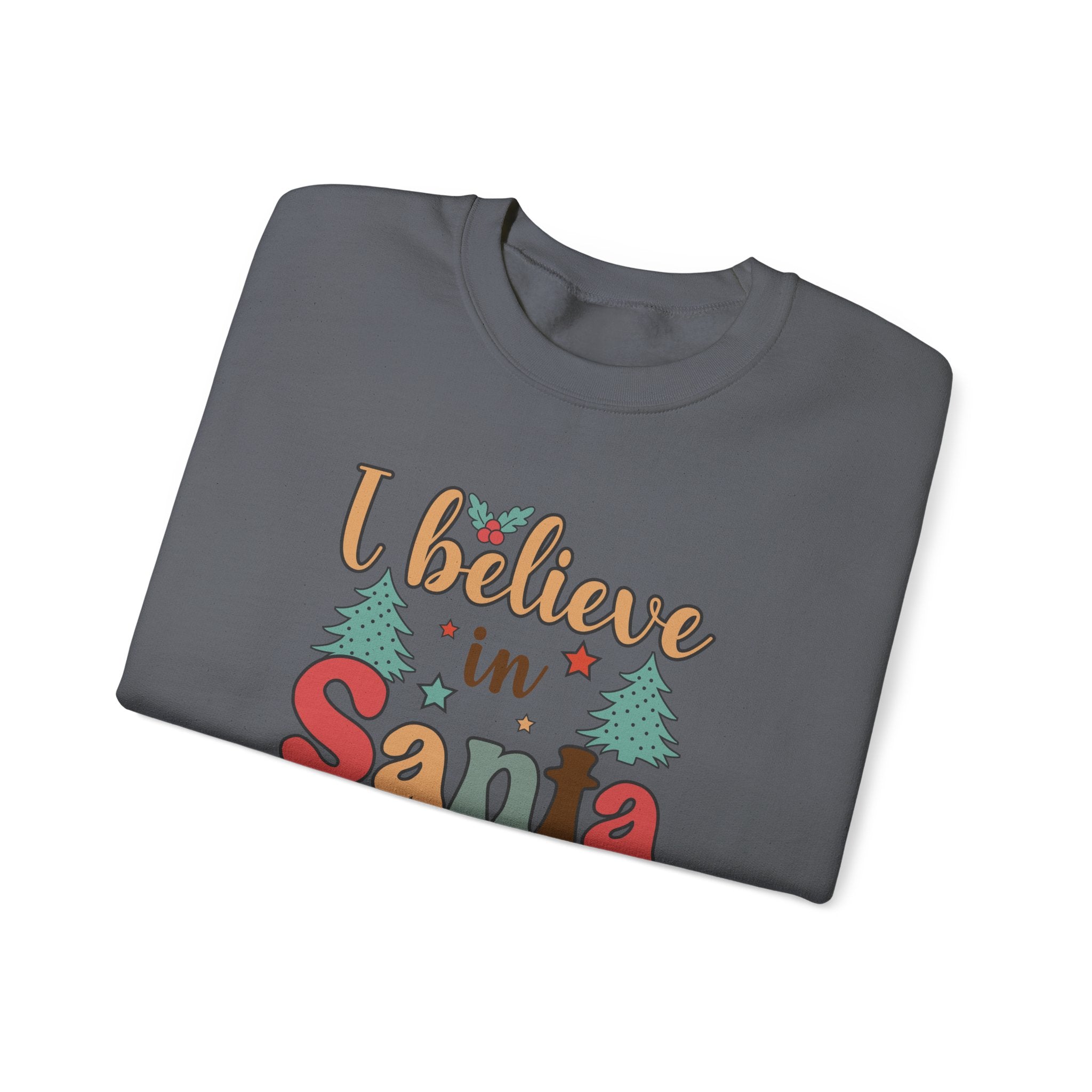 I Believe in Santa Paws Shirt, Christmas Dog Shirt, Santa Paws Shirt by PopCultureByDesign36