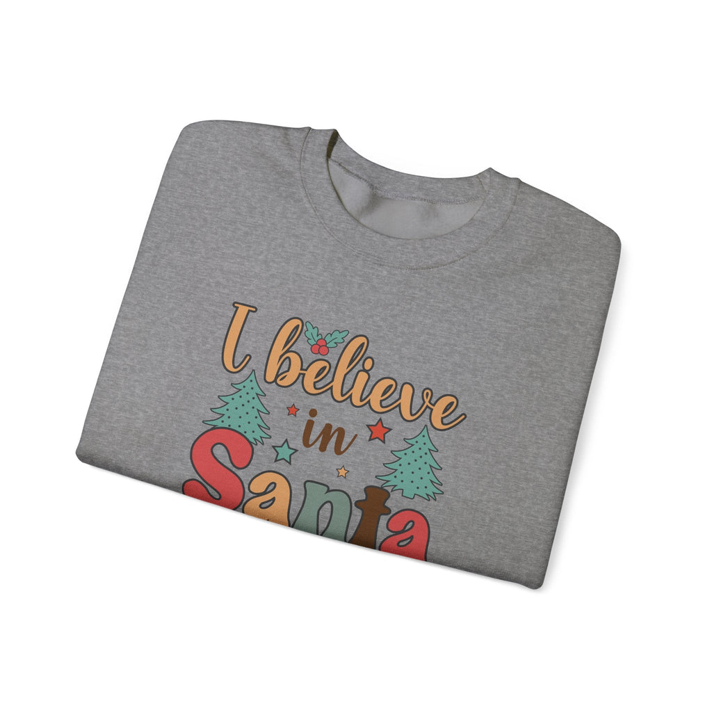 I Believe in Santa Paws Shirt, Christmas Dog Shirt, Santa Paws Shirt by PopCultureByDesign36