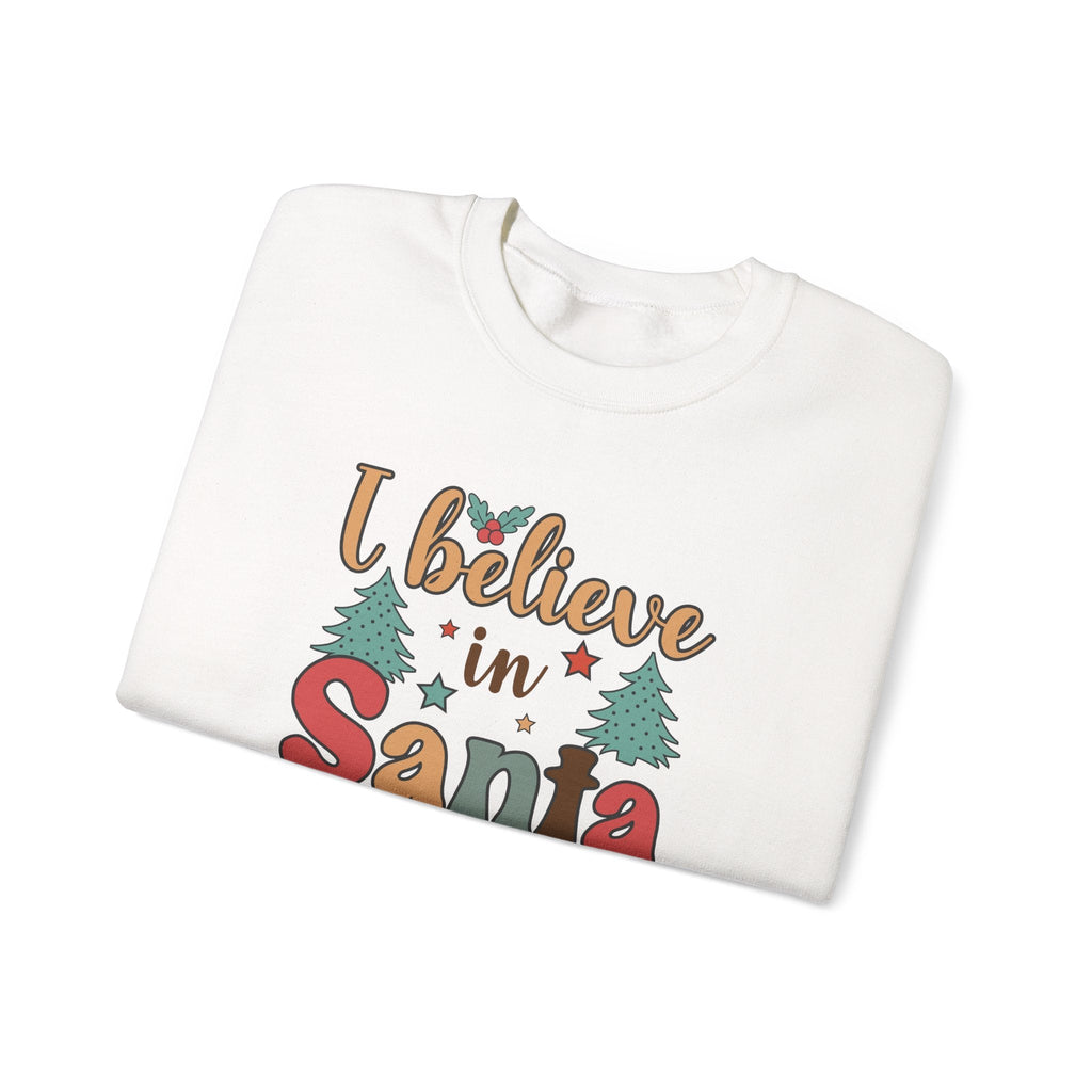 I Believe in Santa Paws Shirt, Christmas Dog Shirt, Santa Paws Shirt by PopCultureByDesign36