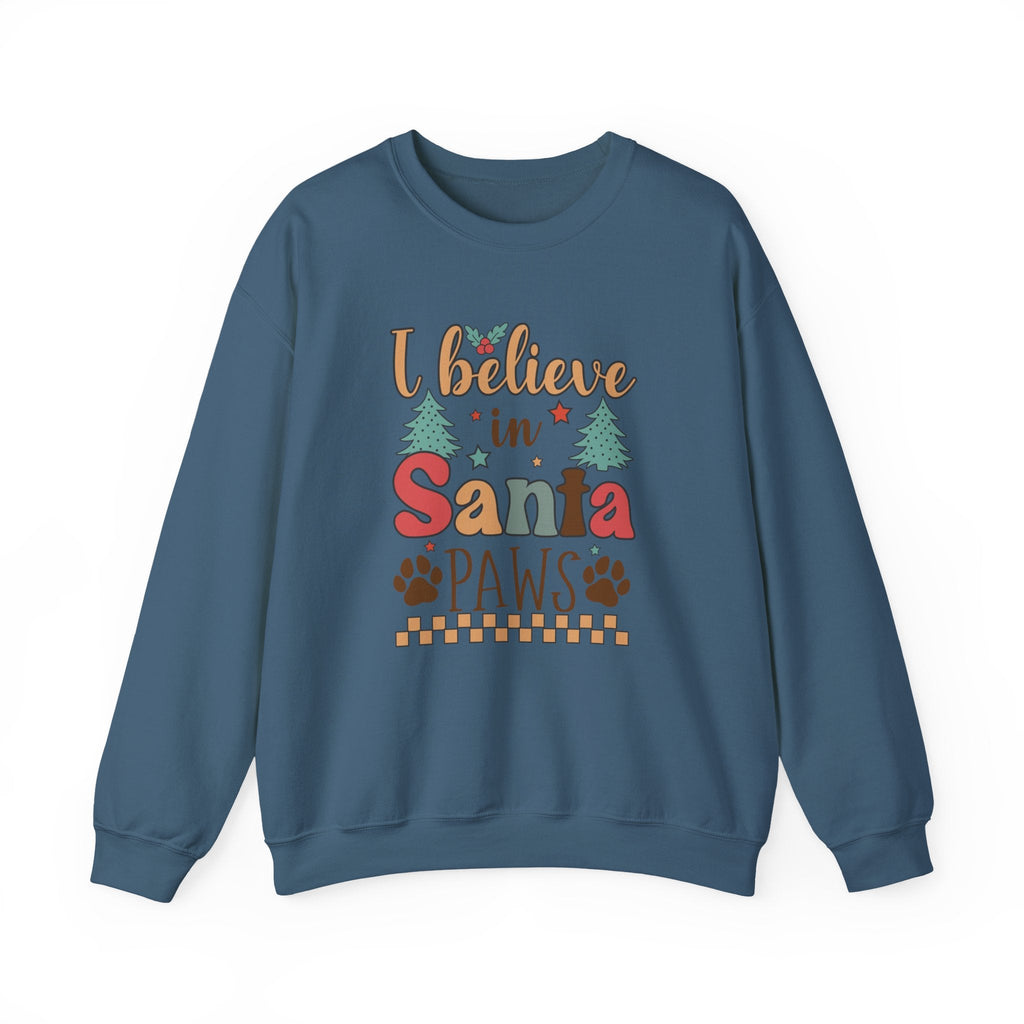 I Believe in Santa Paws Shirt, Christmas Dog Shirt, Santa Paws Shirt by PopCultureByDesign36