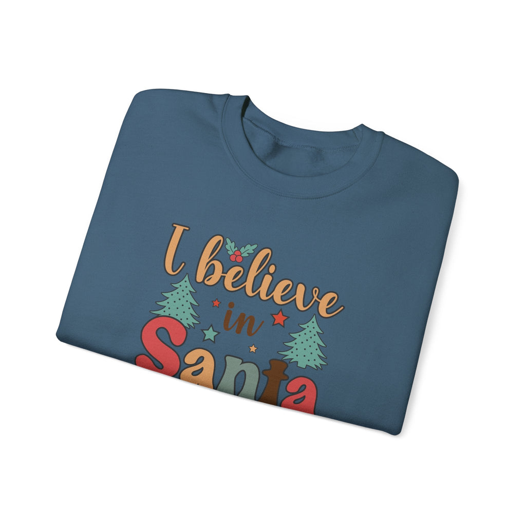 I Believe in Santa Paws Shirt, Christmas Dog Shirt, Santa Paws Shirt by PopCultureByDesign36