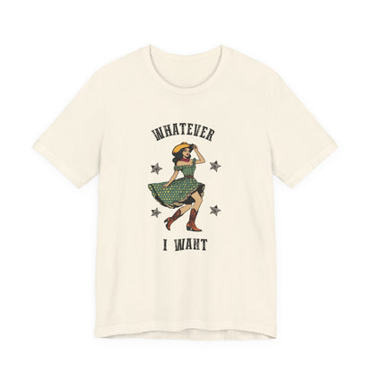 I Do A Thing Called What I Want Shirt, Rodeo Shirt - Popbydesign