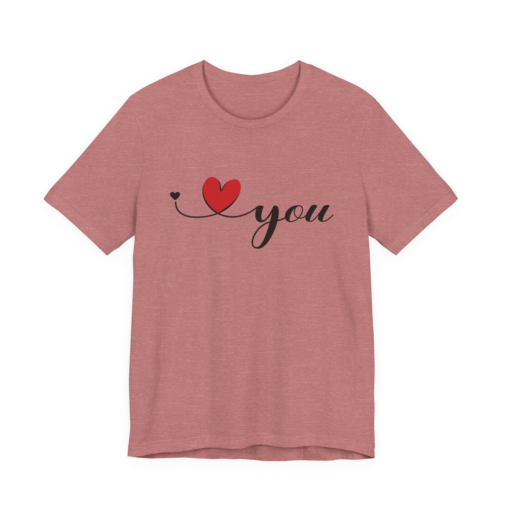 I Love You Shirt, Love Day Shirt, Love You Minimalist Shirt by PopCultureByDesign36