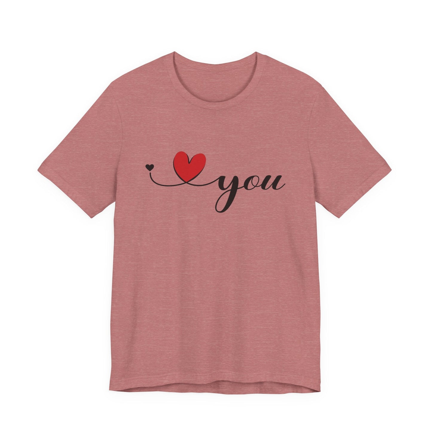 I Love You Shirt, Love Day Shirt, Love You Minimalist Shirt - Popbydesign