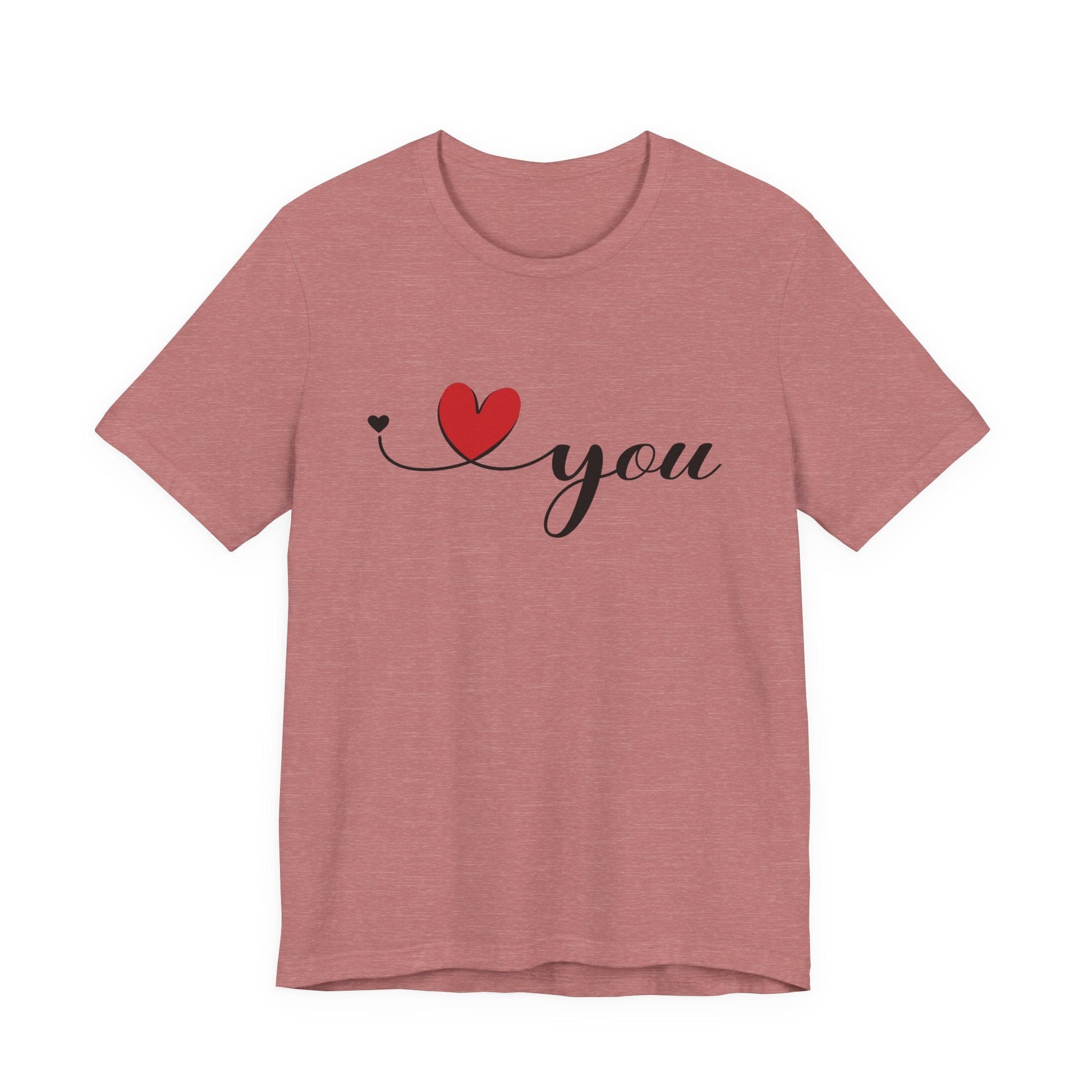 I Love You Shirt, Love Day Shirt, Love You Minimalist Shirt - Popbydesign
