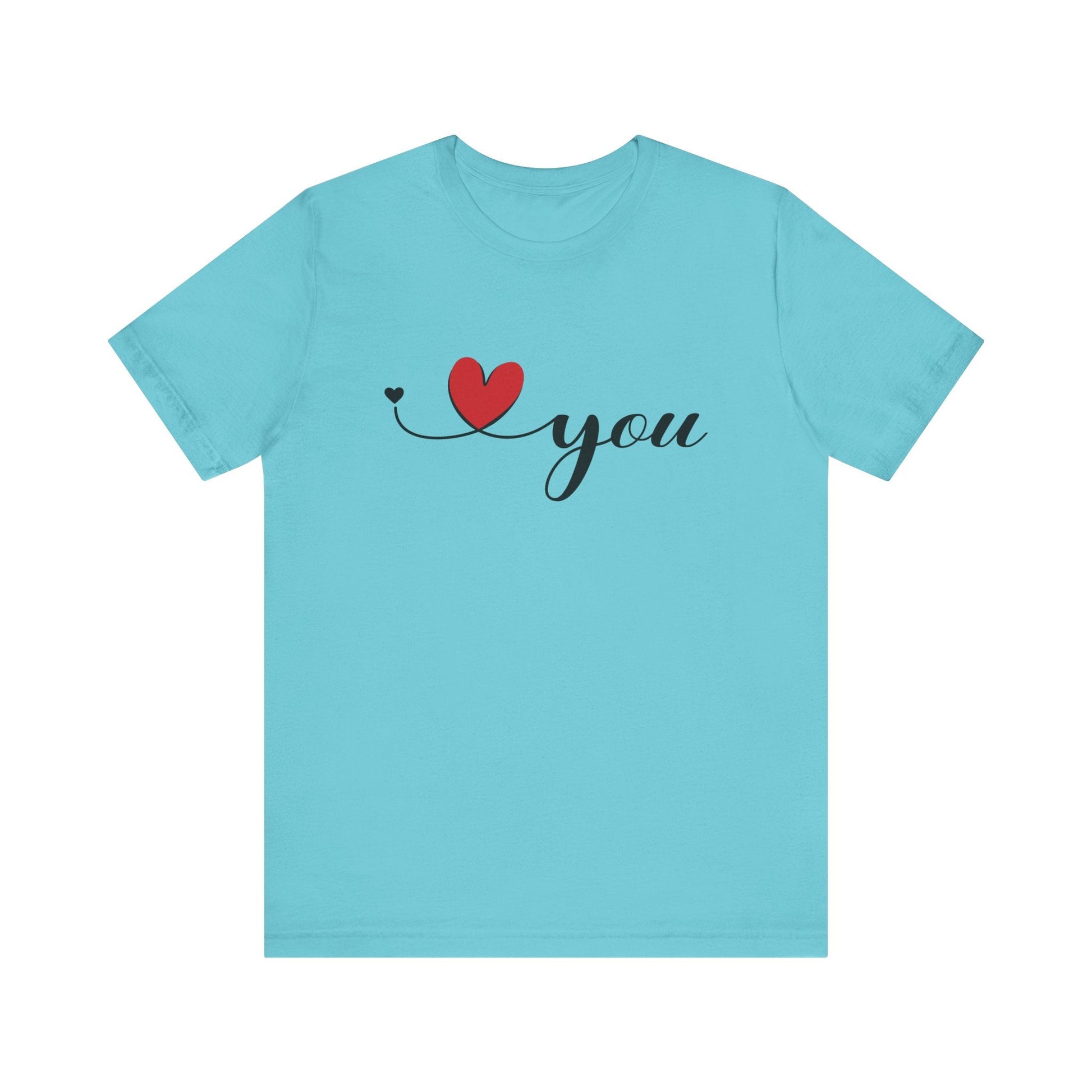 I Love You Shirt, Love Day Shirt, Love You Minimalist Shirt - Popbydesign