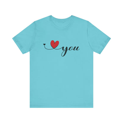 I Love You Shirt, Love Day Shirt, Love You Minimalist Shirt - Popbydesign