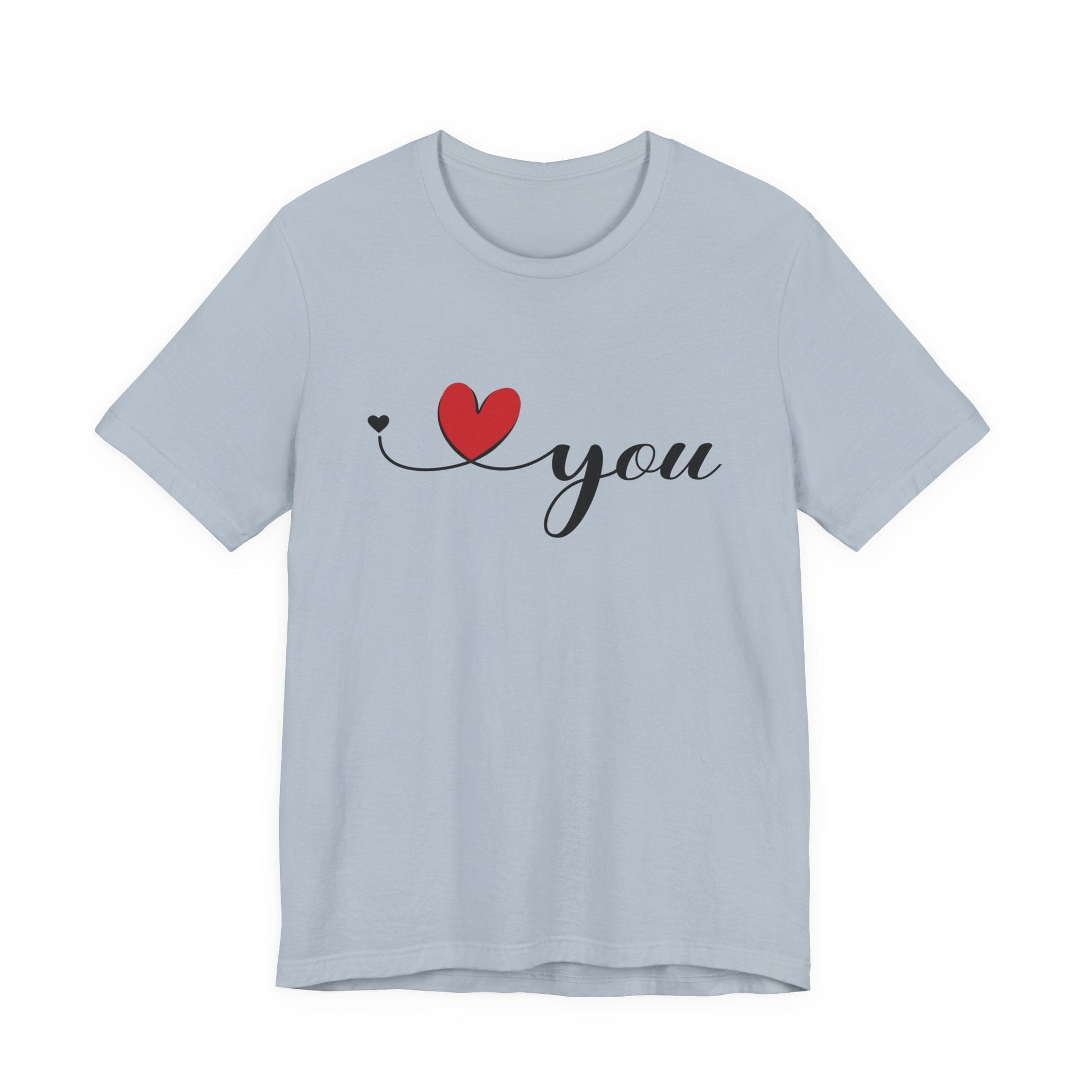 I Love You Shirt, Love Day Shirt, Love You Minimalist Shirt - Popbydesign