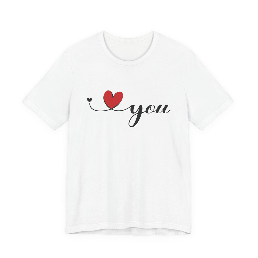 I Love You Shirt, Love Day Shirt, Love You Minimalist Shirt by PopCultureByDesign36