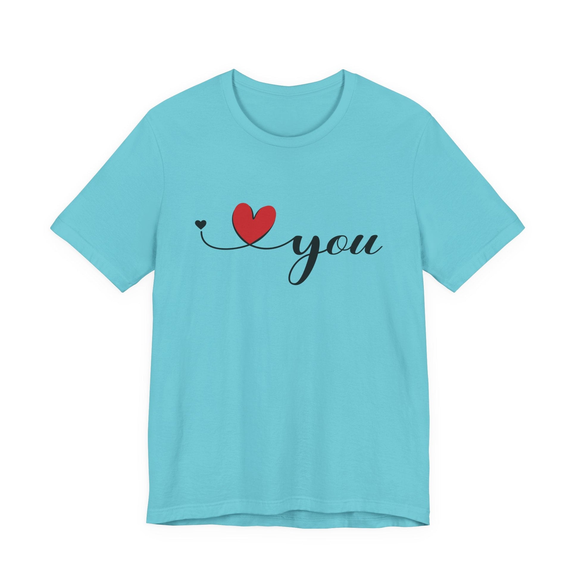 I Love You Shirt, Love Day Shirt, Love You Minimalist Shirt - Popbydesign