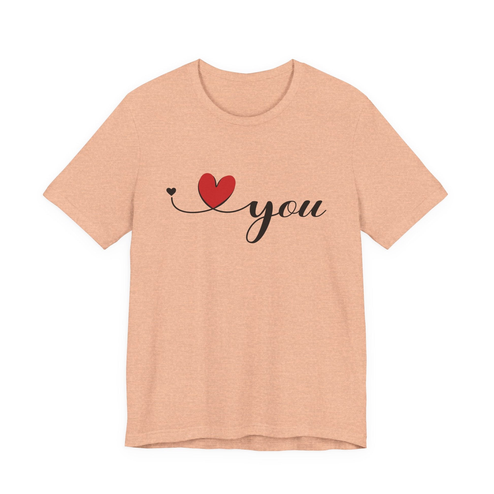 I Love You Shirt, Love Day Shirt, Love You Minimalist Shirt - Popbydesign