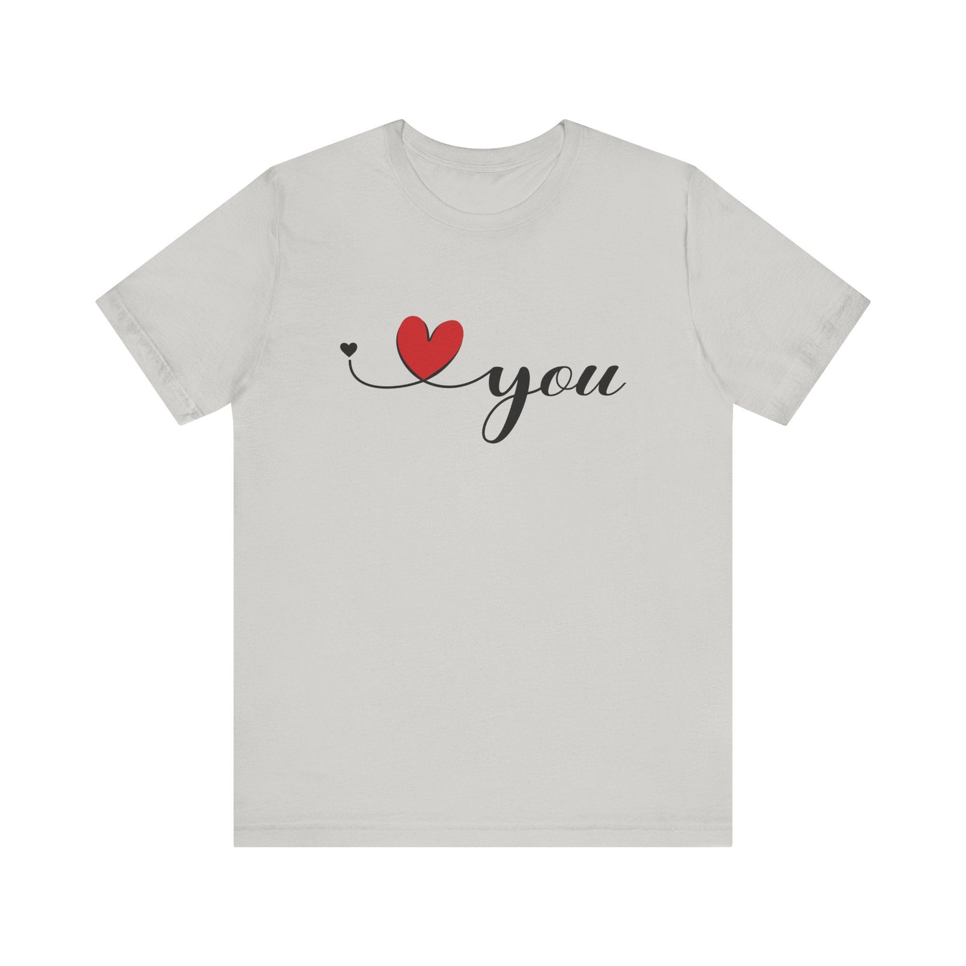 I Love You Shirt, Love Day Shirt, Love You Minimalist Shirt - Popbydesign