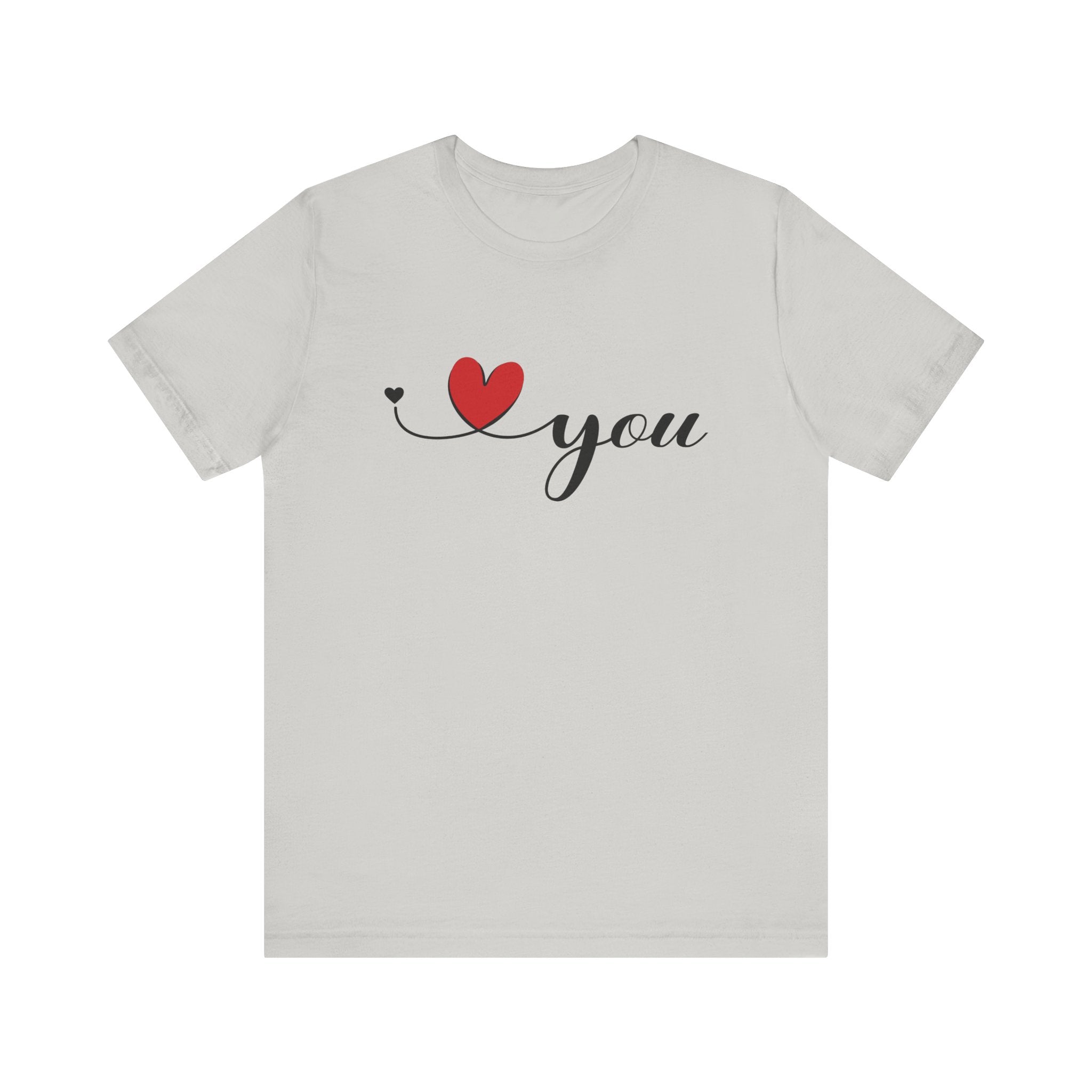 I Love You Shirt, Love Day Shirt, Love You Minimalist Shirt by PopCultureByDesign36