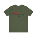 I Love You Shirt, Love Day Shirt, Love You Minimalist Shirt by PopCultureByDesign36