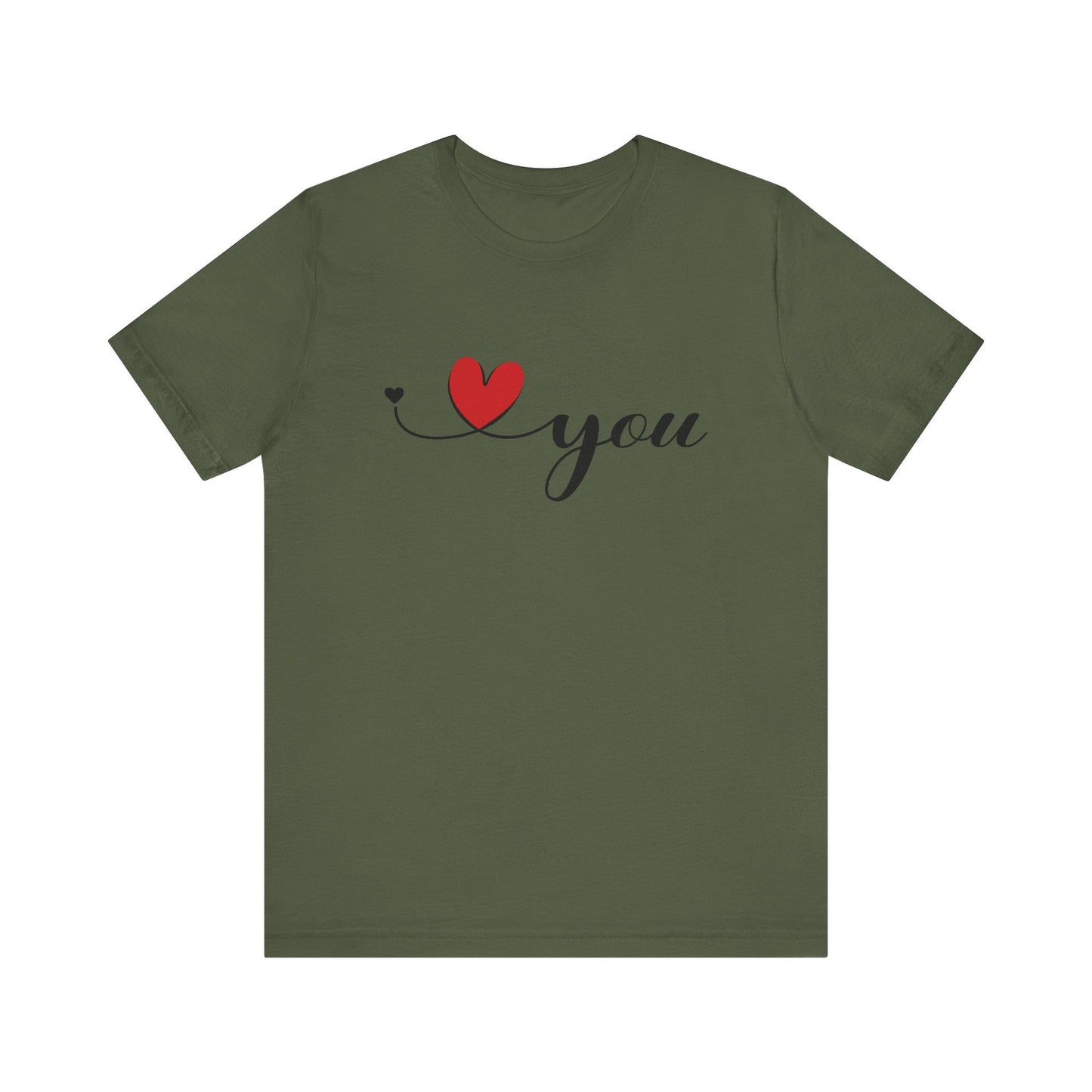 I Love You Shirt, Love Day Shirt, Love You Minimalist Shirt - Popbydesign