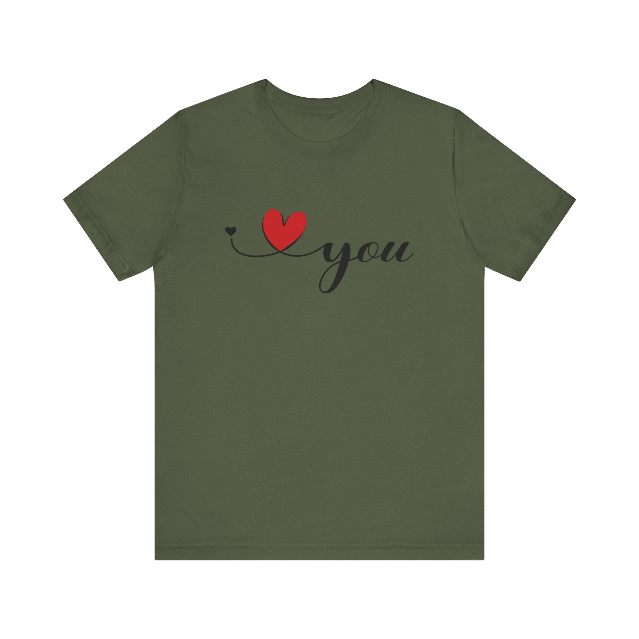 I Love You Shirt, Love Day Shirt, Love You Minimalist Shirt by PopCultureByDesign36