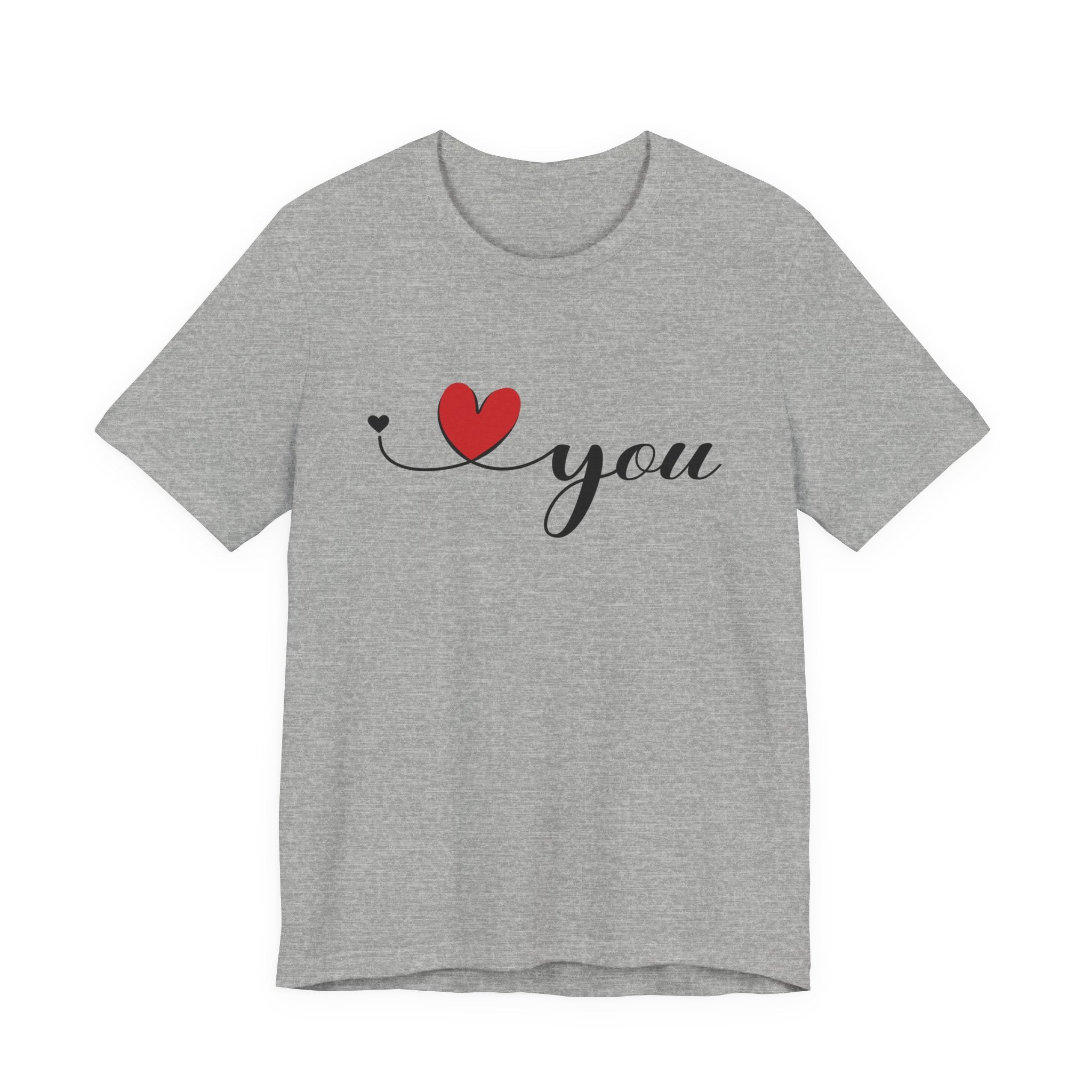 I Love You Shirt, Love Day Shirt, Love You Minimalist Shirt by PopCultureByDesign36
