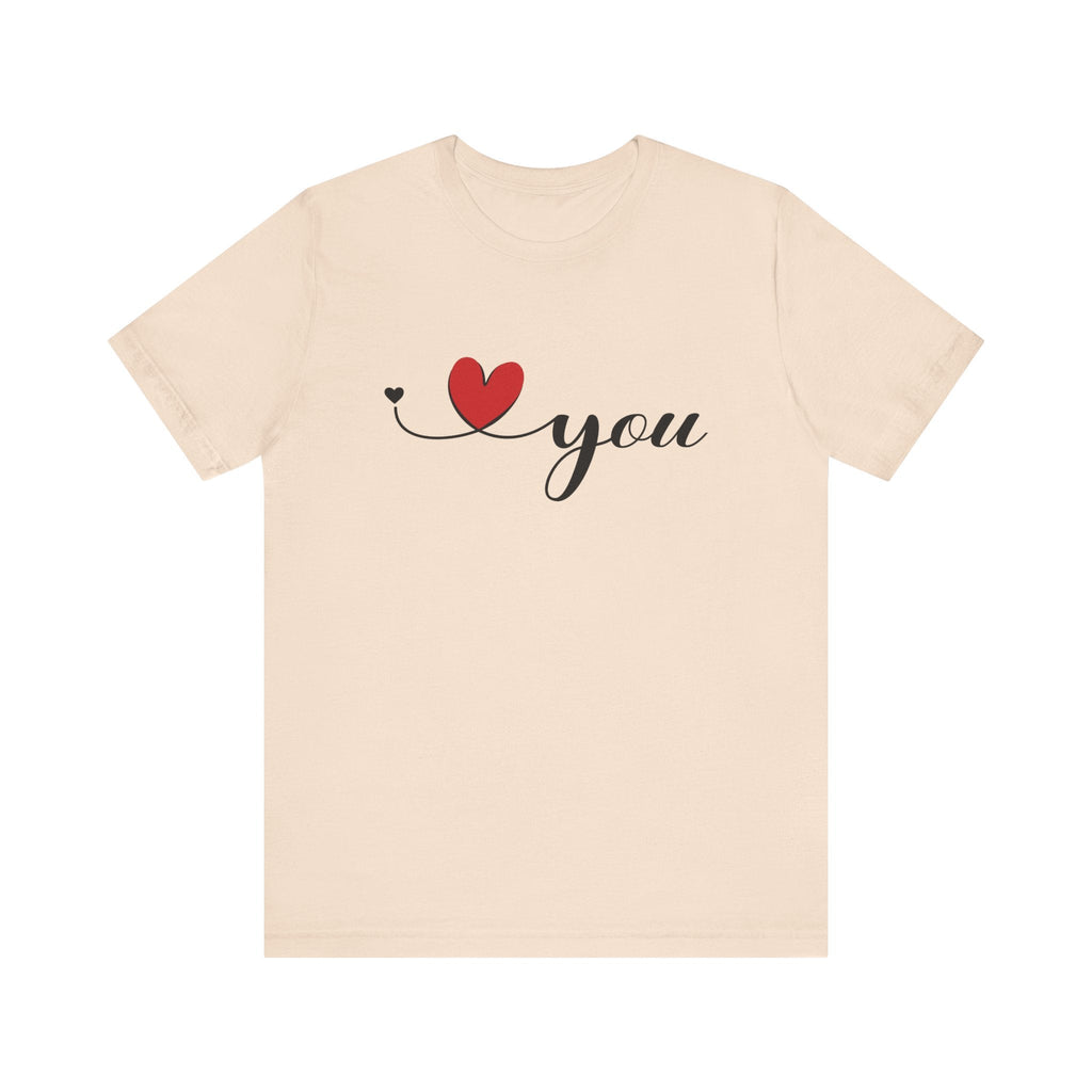 I Love You Shirt, Love Day Shirt, Love You Minimalist Shirt by PopCultureByDesign36