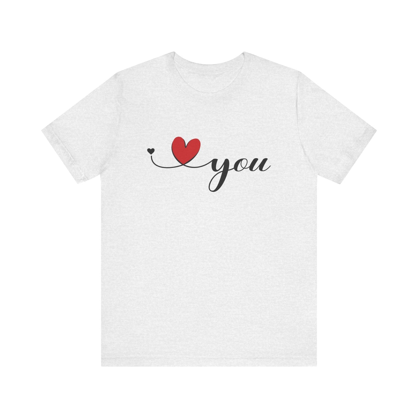 I Love You Shirt, Love Day Shirt, Love You Minimalist Shirt - Popbydesign