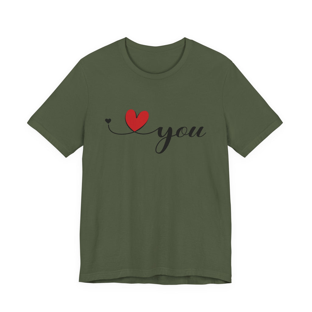 I Love You Shirt, Love Day Shirt, Love You Minimalist Shirt by PopCultureByDesign36