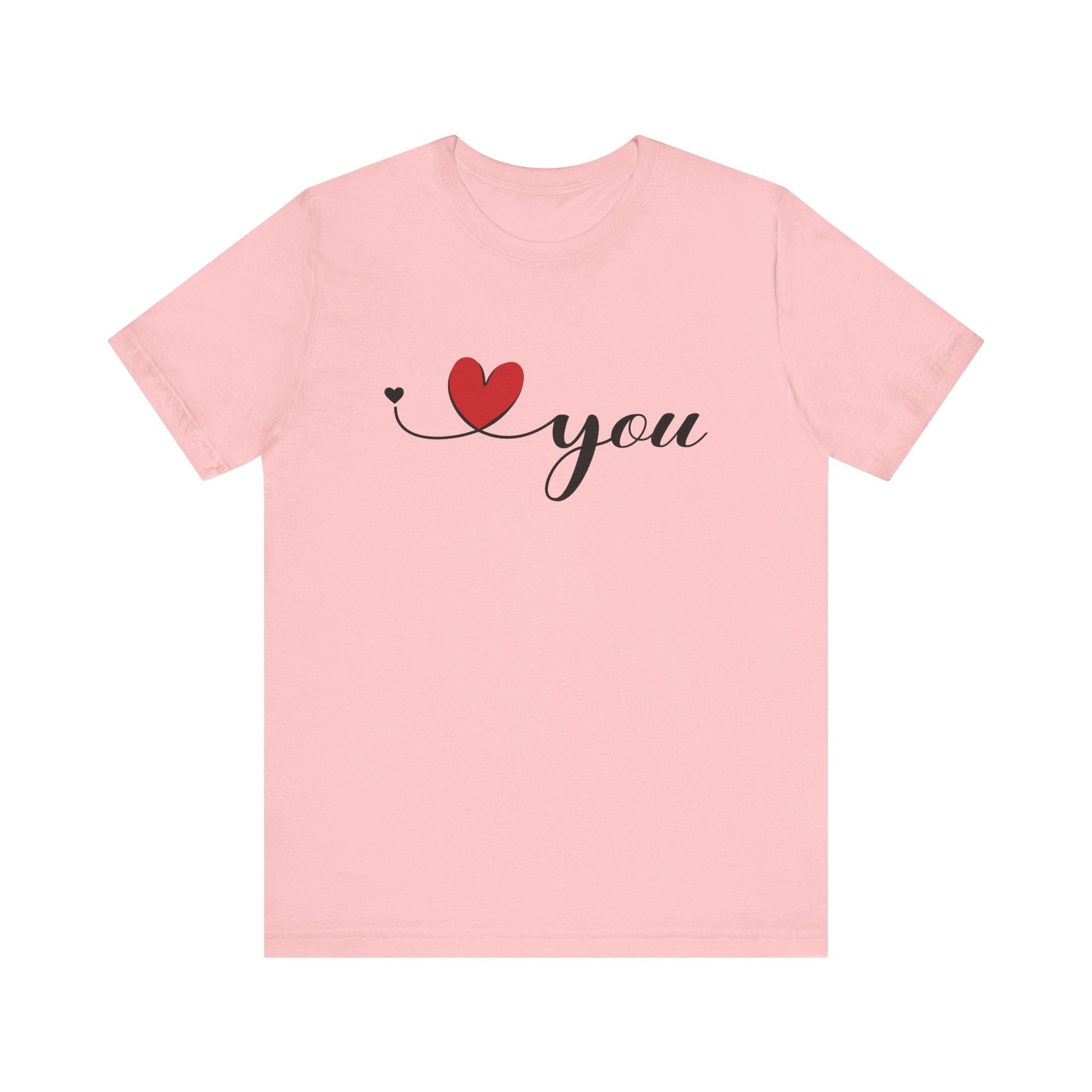 I Love You Shirt, Love Day Shirt, Love You Minimalist Shirt - Popbydesign