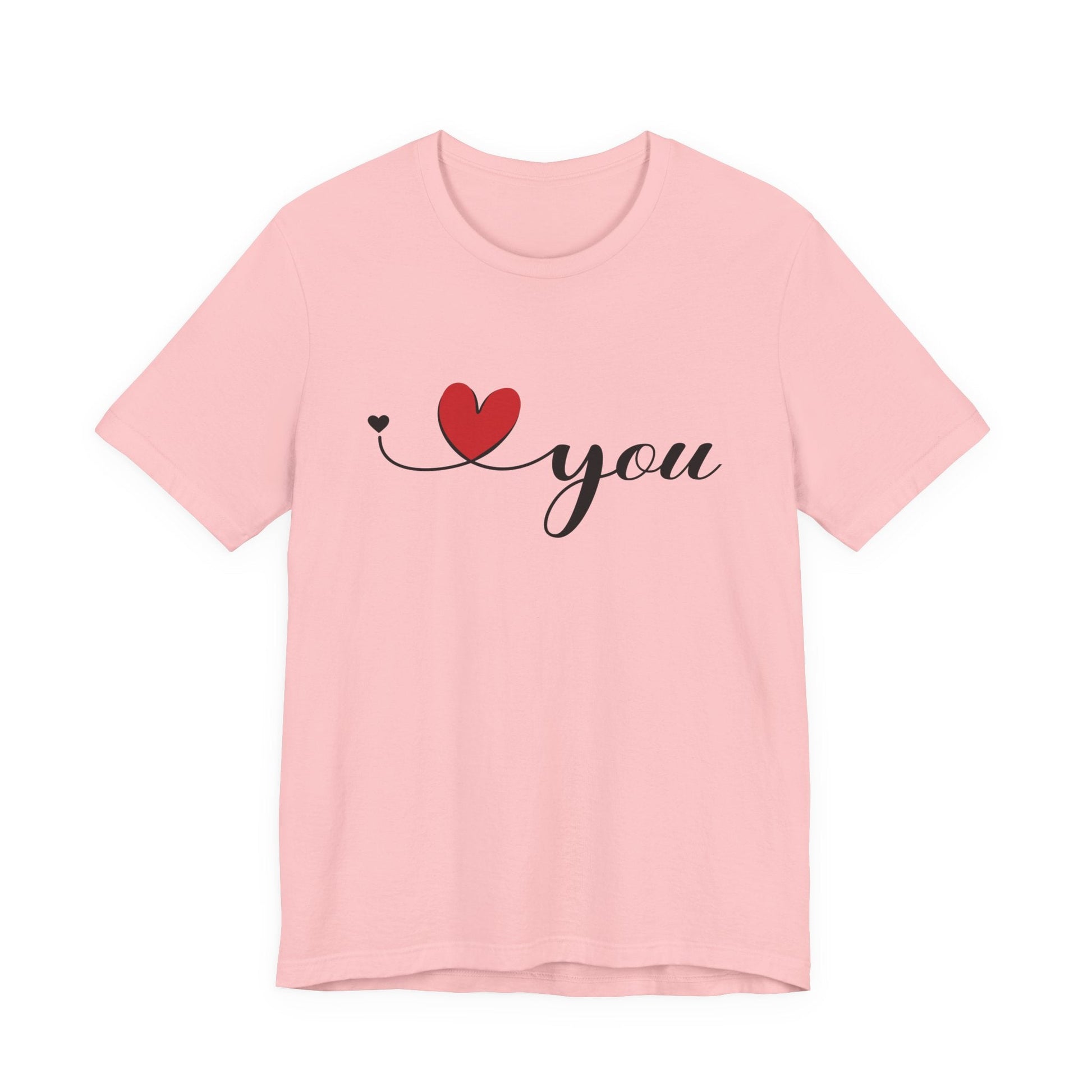 I Love You Shirt, Love Day Shirt, Love You Minimalist Shirt - Popbydesign