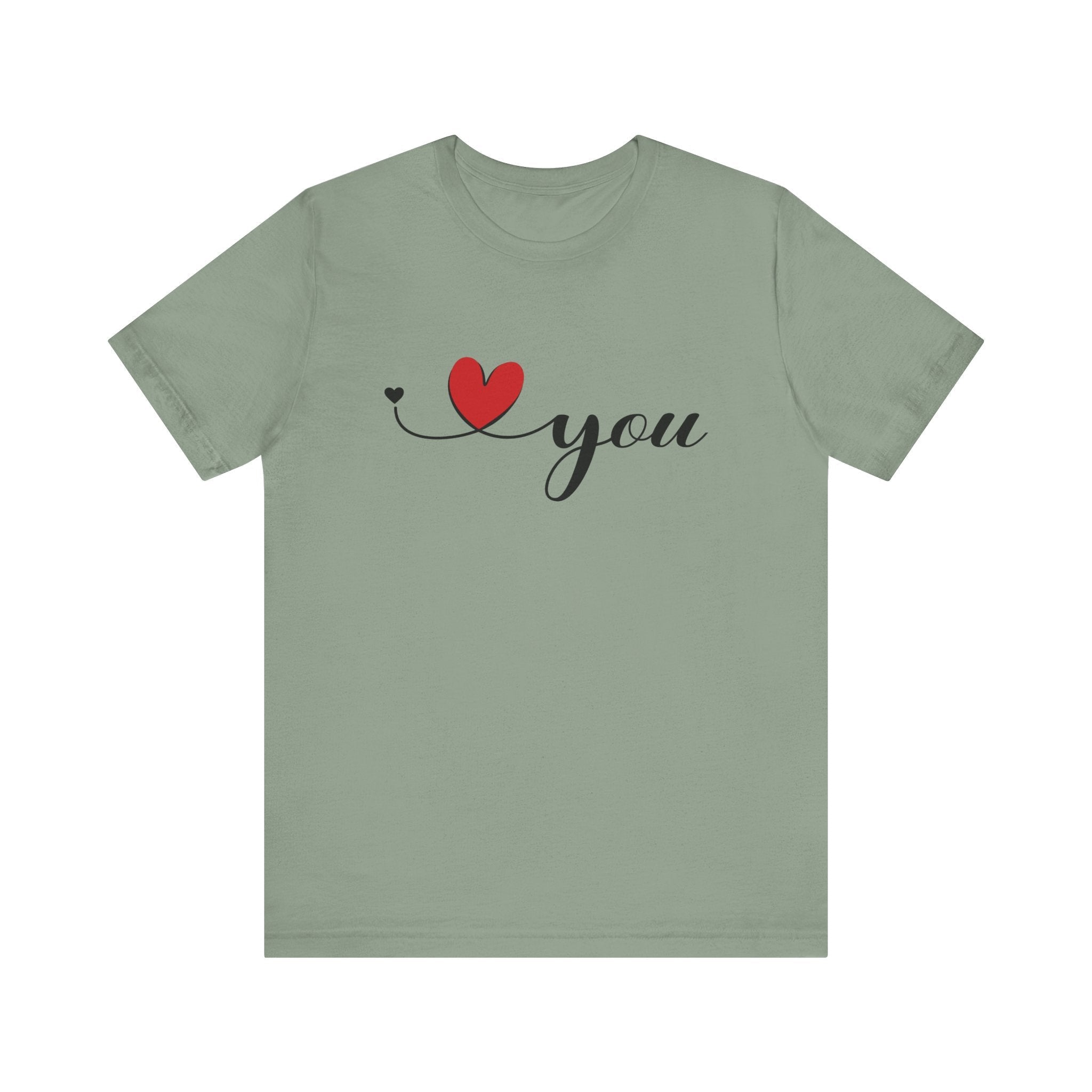 I Love You Shirt, Love Day Shirt, Love You Minimalist Shirt by PopCultureByDesign36