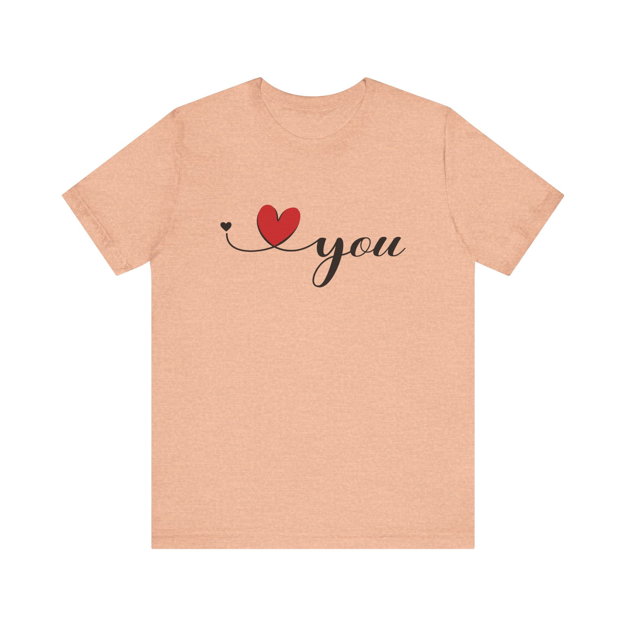 I Love You Shirt, Love Day Shirt, Love You Minimalist Shirt by PopCultureByDesign36