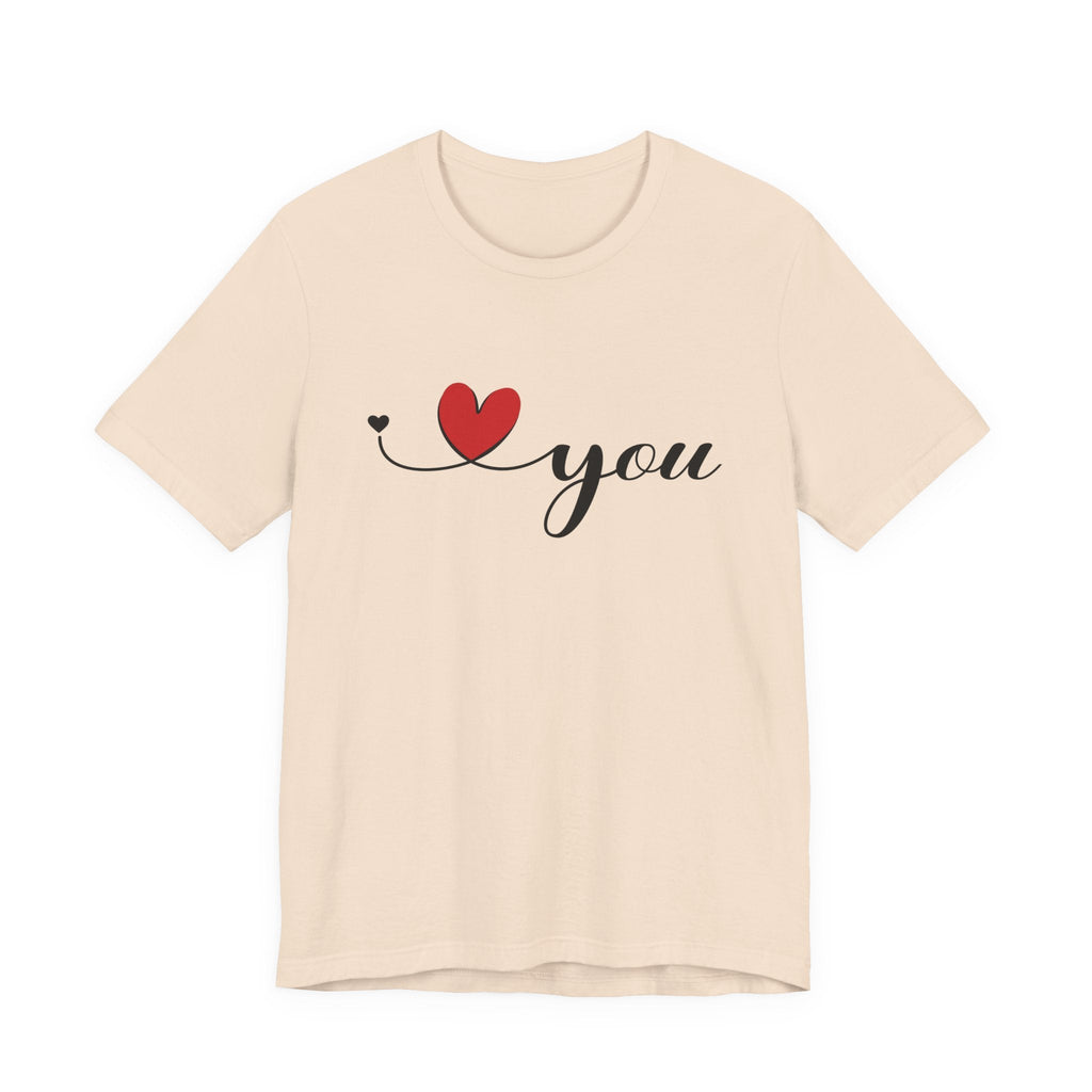 I Love You Shirt, Love Day Shirt, Love You Minimalist Shirt by PopCultureByDesign36
