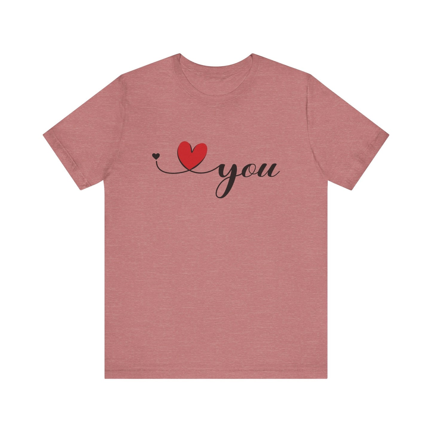 I Love You Shirt, Love Day Shirt, Love You Minimalist Shirt - Popbydesign