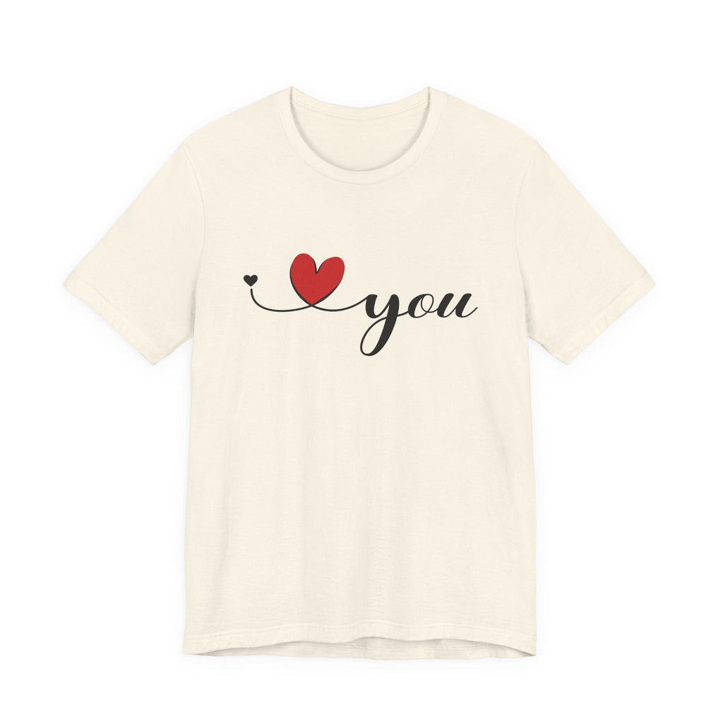 I Love You Shirt, Love Day Shirt, Love You Minimalist Shirt by PopCultureByDesign36