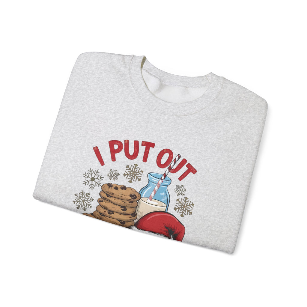 I Put Out For Santa Sweatshirt, Funny Christmas Shirt by PopCultureByDesign36