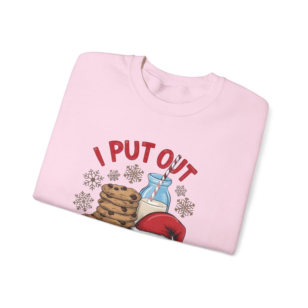 I Put Out For Santa Sweatshirt, Funny Christmas Shirt by PopCultureByDesign36